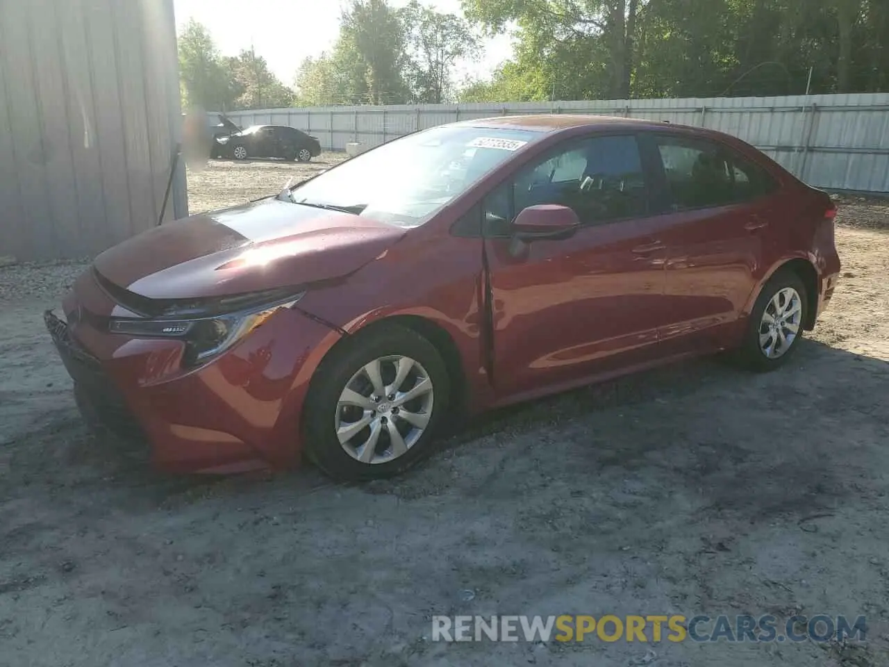 1 Photograph of a damaged car 5YFB4MDE4SP270948 TOYOTA COROLLA 2025
