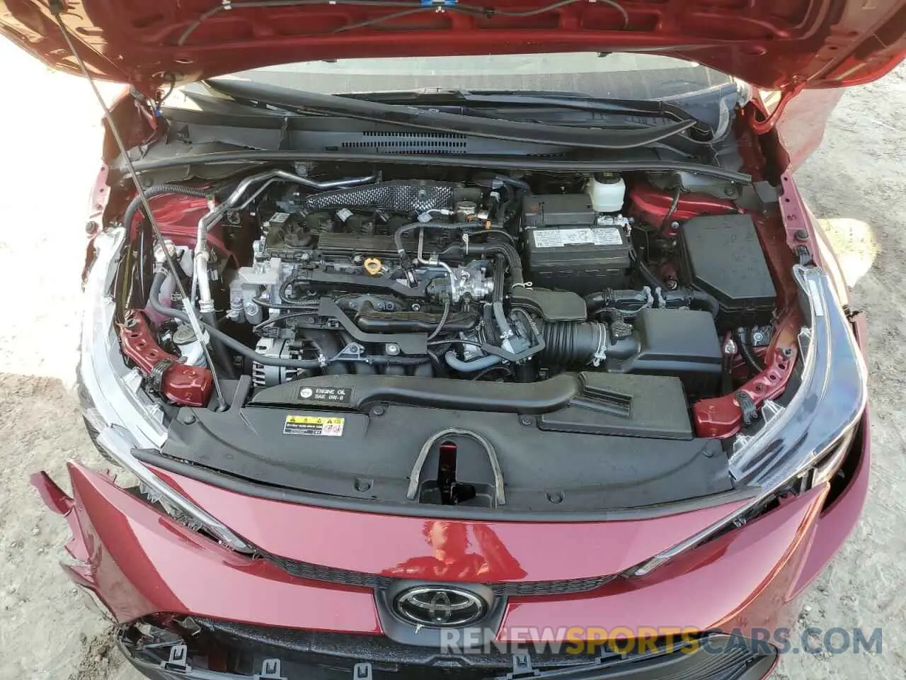 13 Photograph of a damaged car 5YFB4MDE4SP270948 TOYOTA COROLLA 2025