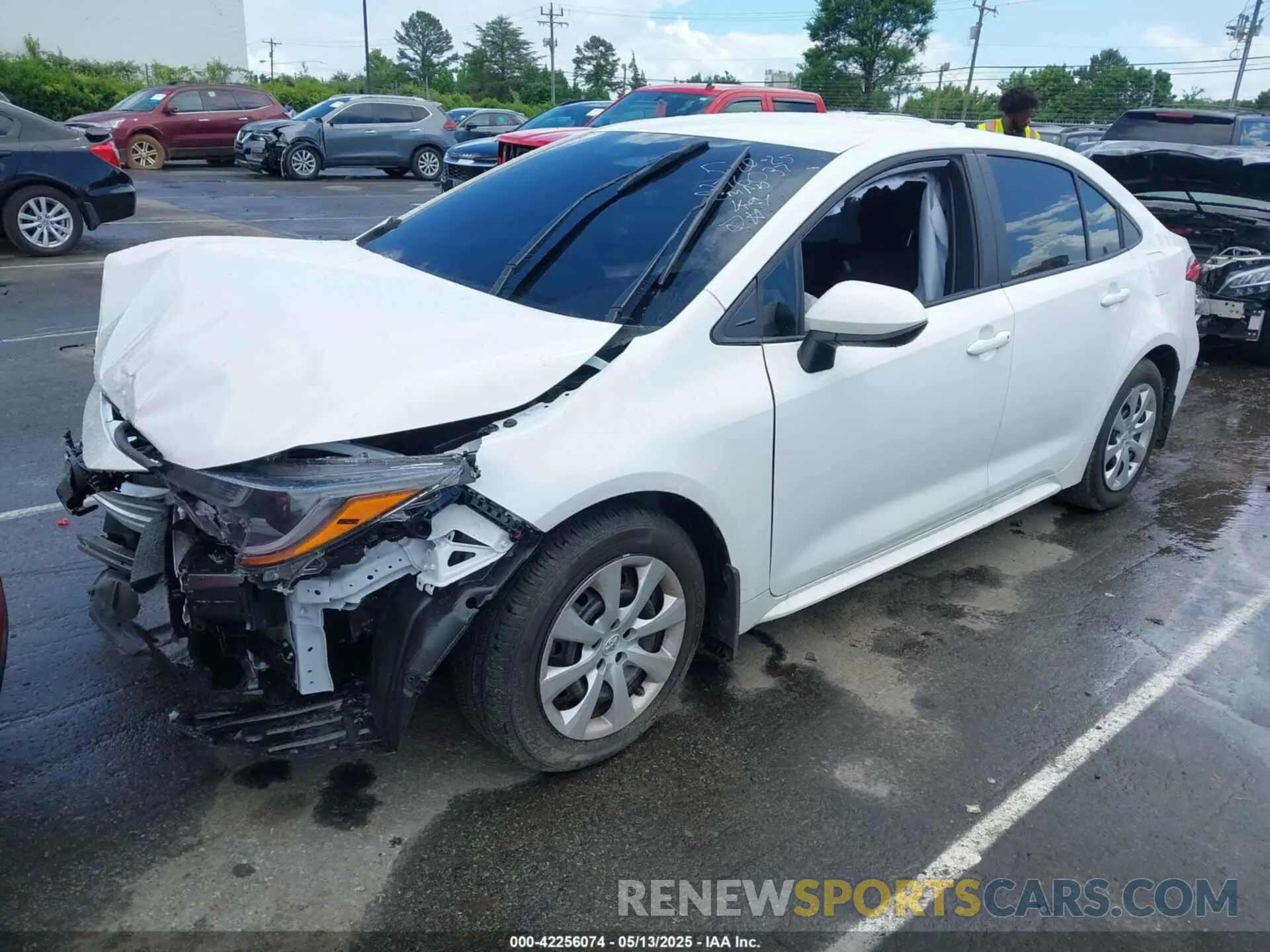 2 Photograph of a damaged car 5YFB4MDE4SP276037 TOYOTA COROLLA 2025