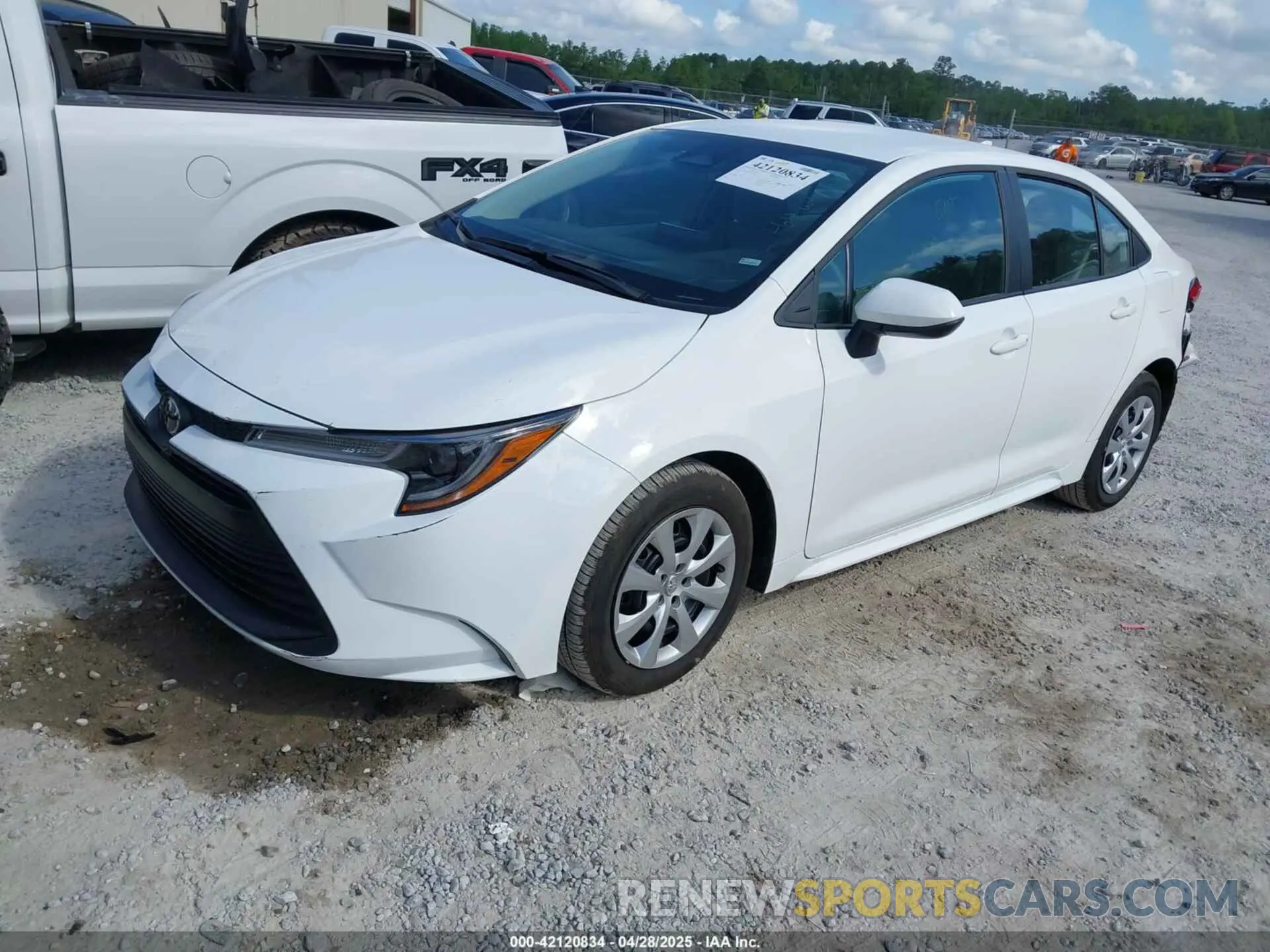 2 Photograph of a damaged car 5YFB4MDE4SP276118 TOYOTA COROLLA 2025