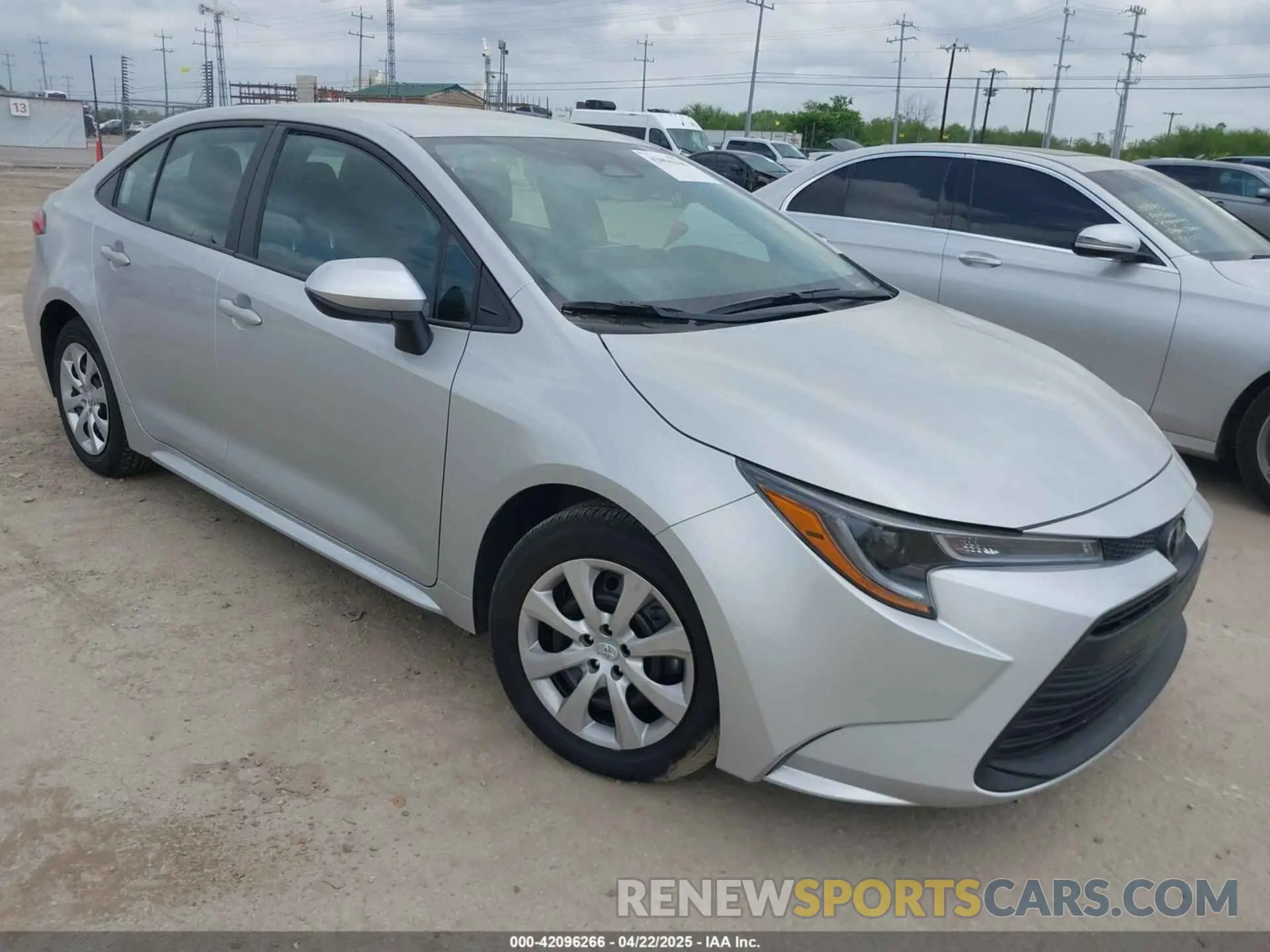 1 Photograph of a damaged car 5YFB4MDE5SP249252 TOYOTA COROLLA 2025
