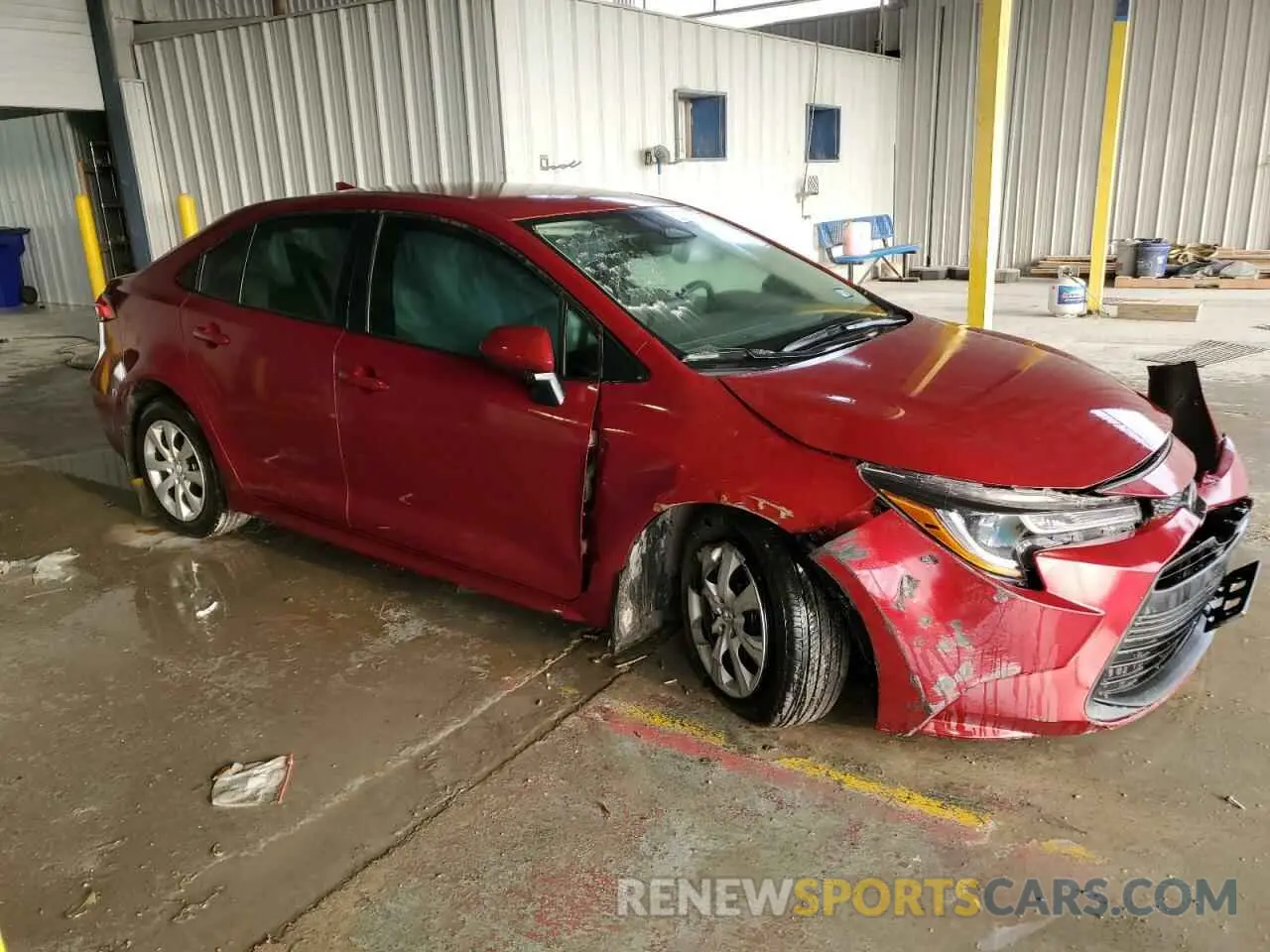 4 Photograph of a damaged car 5YFB4MDE5SP250370 TOYOTA COROLLA 2025