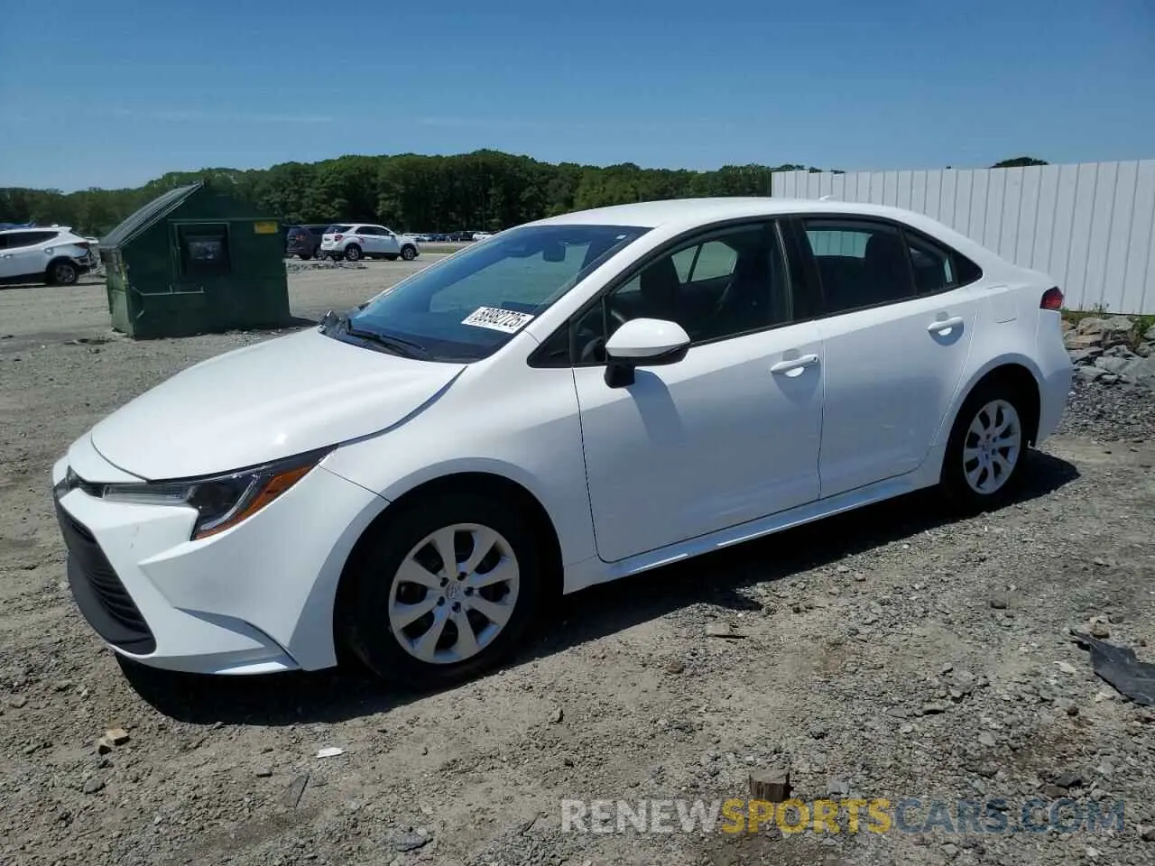 1 Photograph of a damaged car 5YFB4MDE5SP276077 TOYOTA COROLLA 2025