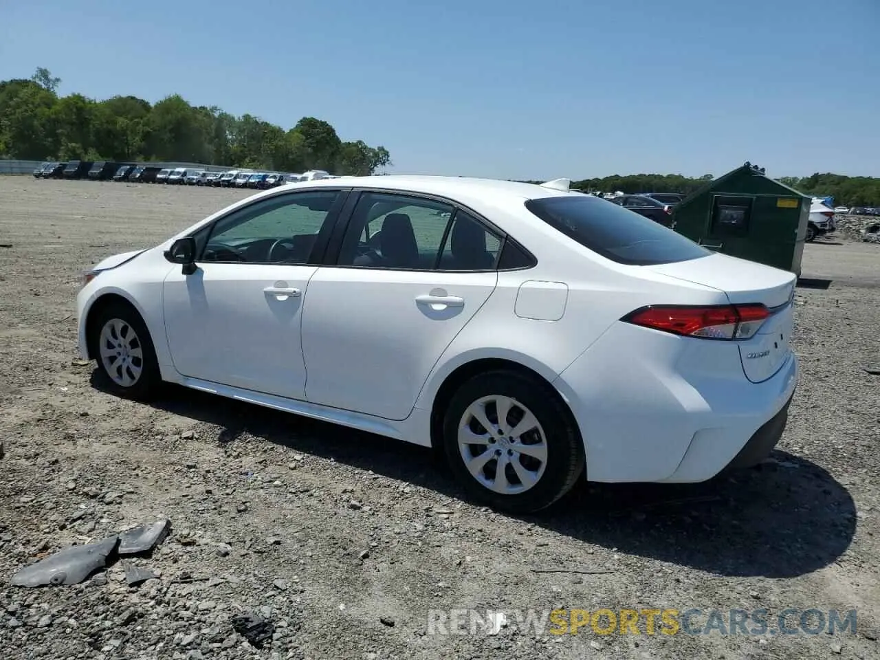 2 Photograph of a damaged car 5YFB4MDE5SP276077 TOYOTA COROLLA 2025