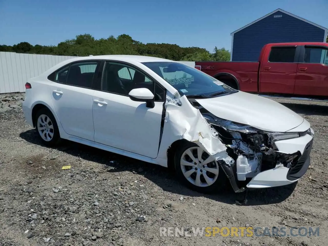4 Photograph of a damaged car 5YFB4MDE5SP276077 TOYOTA COROLLA 2025
