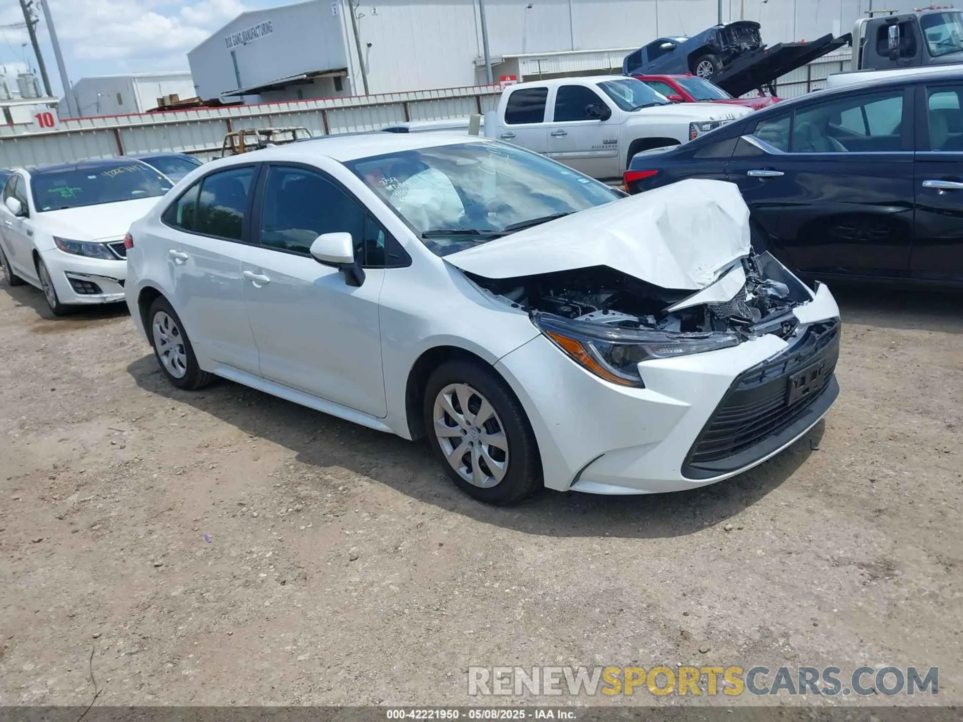 1 Photograph of a damaged car 5YFB4MDE5SP284079 TOYOTA COROLLA 2025