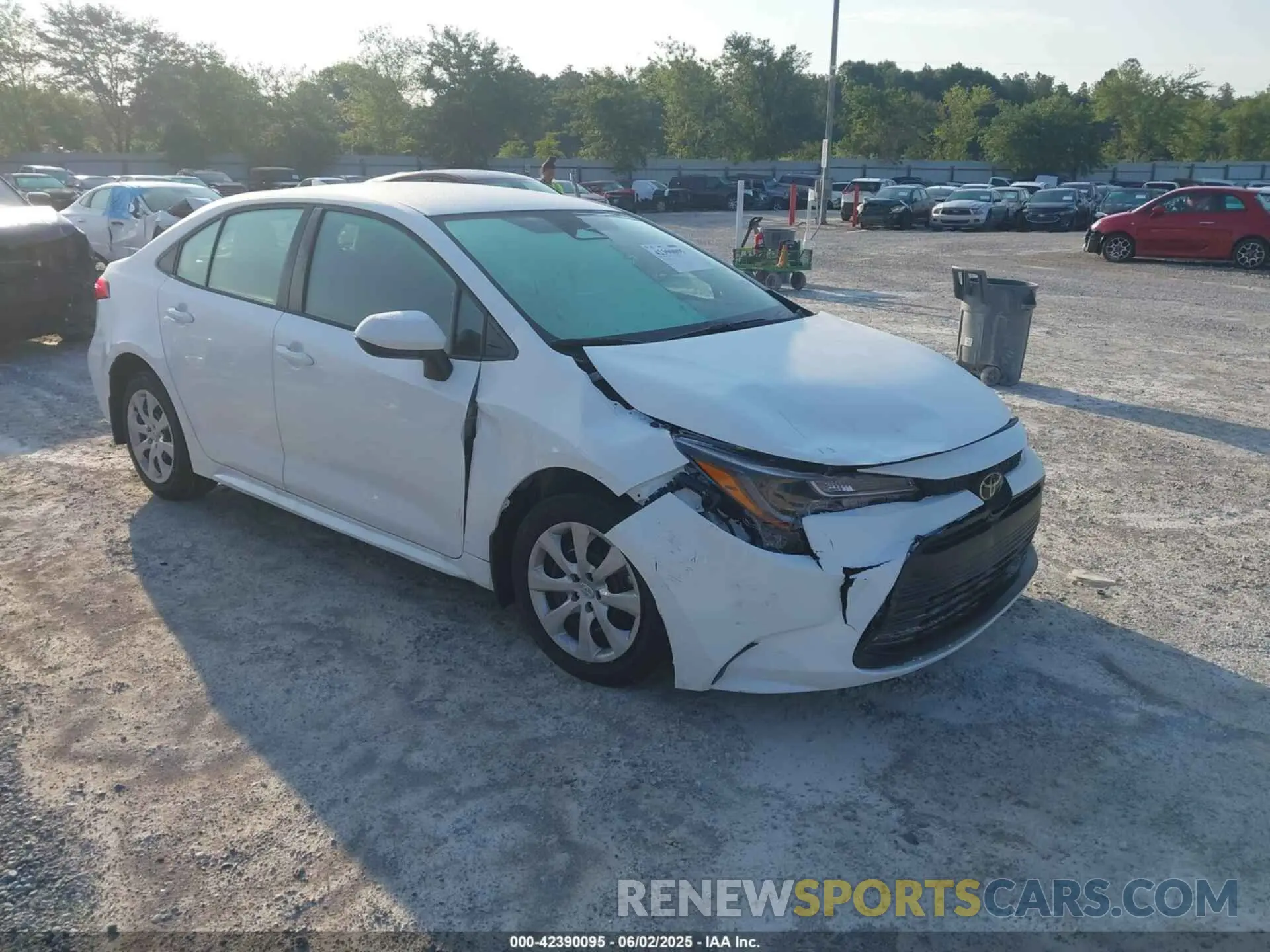 1 Photograph of a damaged car 5YFB4MDE5SP287080 TOYOTA COROLLA 2025