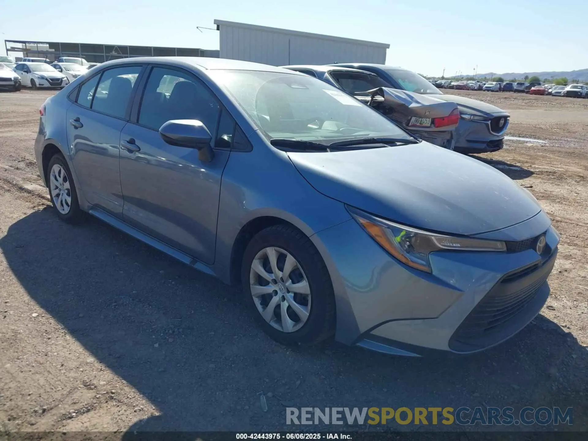1 Photograph of a damaged car 5YFB4MDE6SP233500 TOYOTA COROLLA 2025