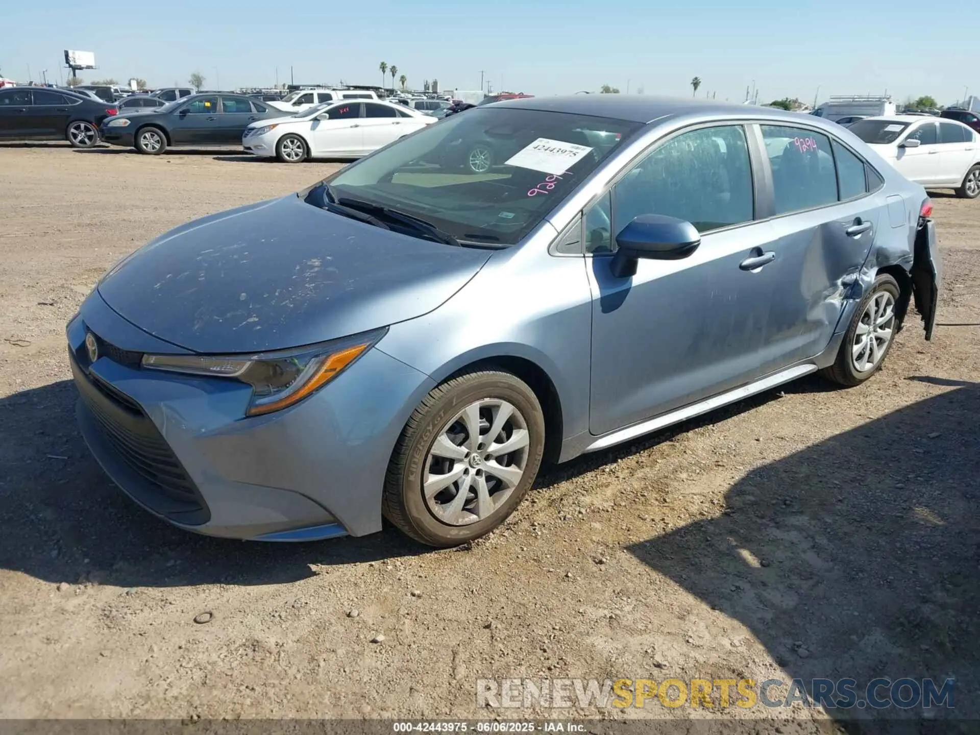2 Photograph of a damaged car 5YFB4MDE6SP233500 TOYOTA COROLLA 2025