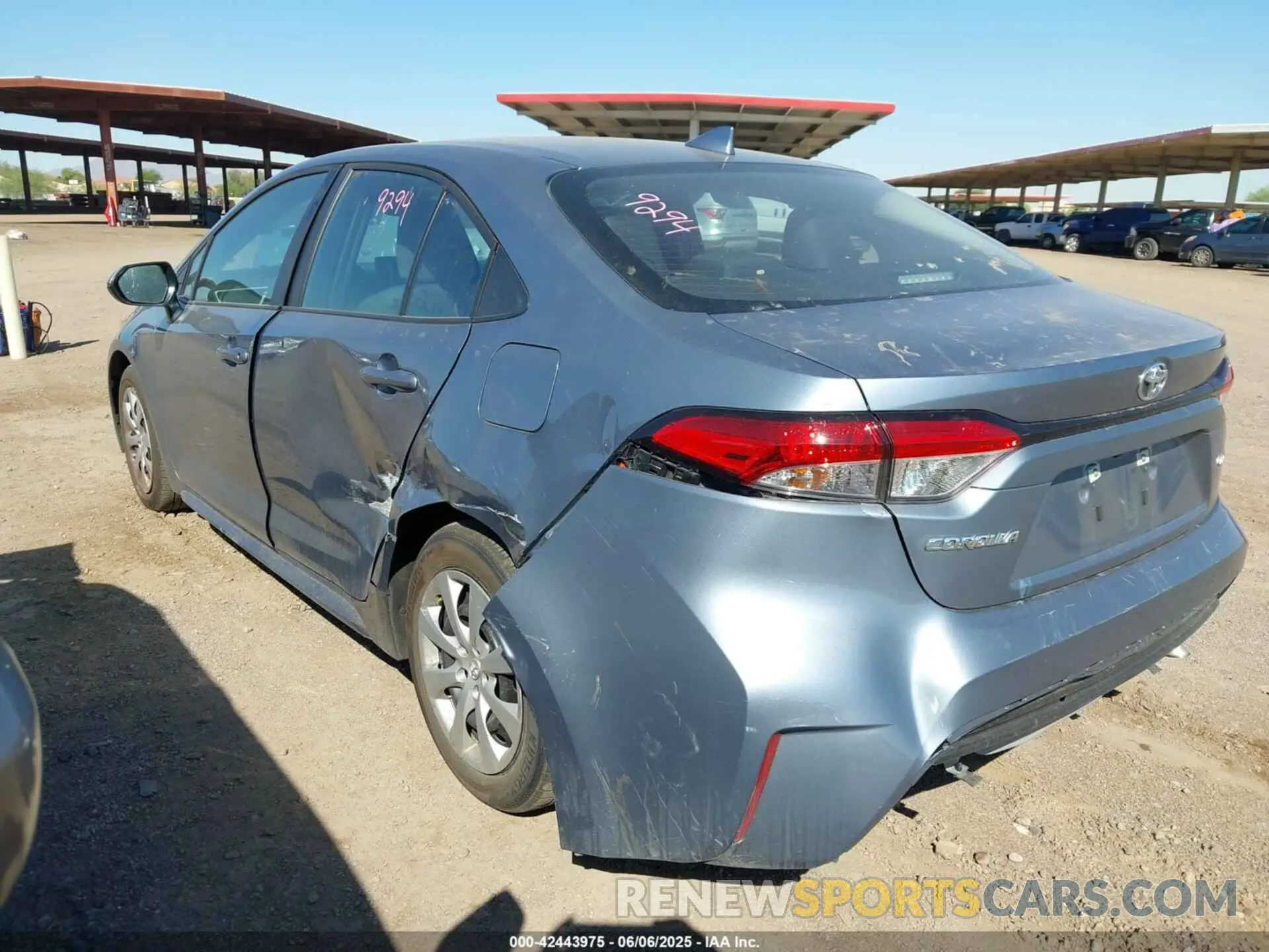 3 Photograph of a damaged car 5YFB4MDE6SP233500 TOYOTA COROLLA 2025