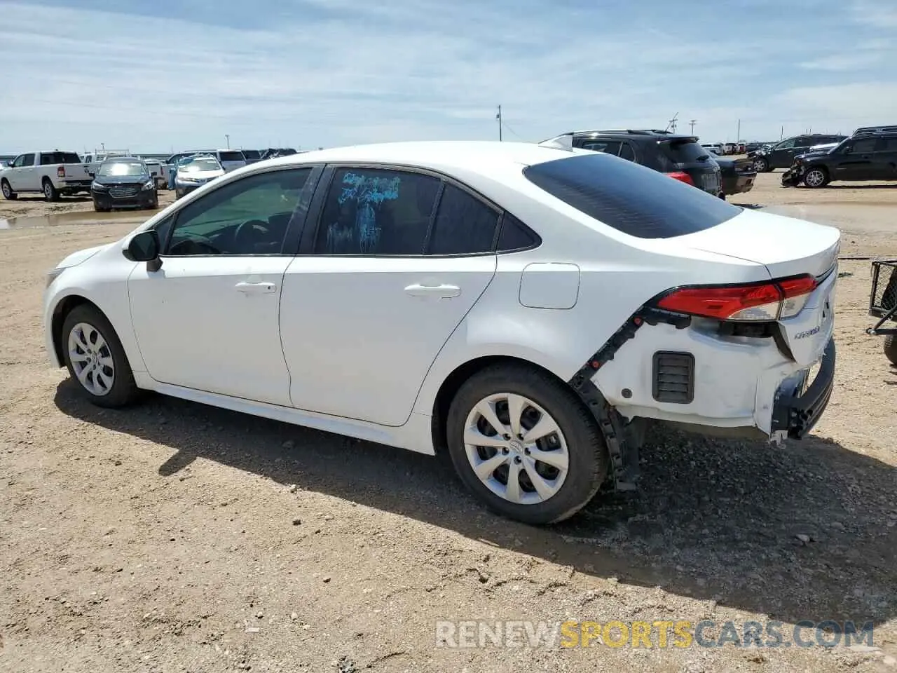 2 Photograph of a damaged car 5YFB4MDE6SP234971 TOYOTA COROLLA 2025