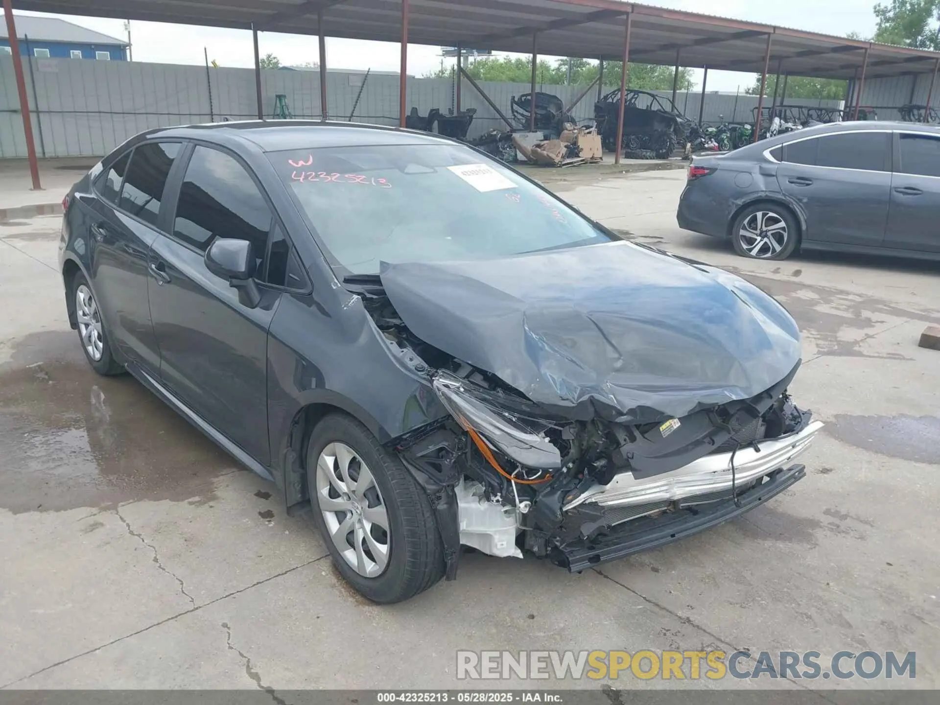 1 Photograph of a damaged car 5YFB4MDE6SP236395 TOYOTA COROLLA 2025