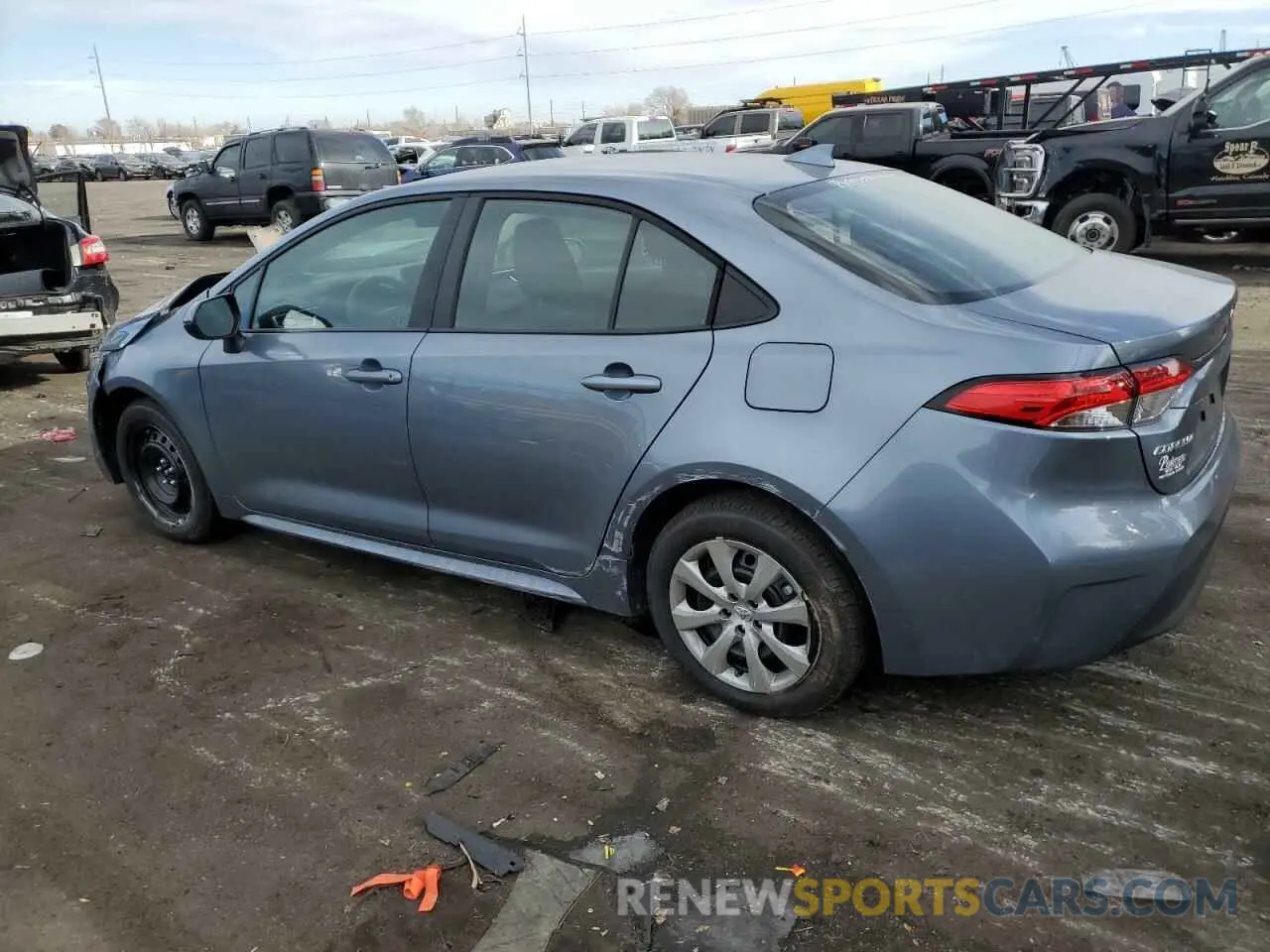 2 Photograph of a damaged car 5YFB4MDE6SP247445 TOYOTA COROLLA 2025