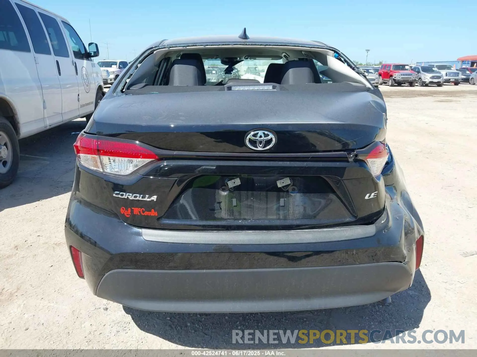 17 Photograph of a damaged car 5YFB4MDE6SP253987 TOYOTA COROLLA 2025
