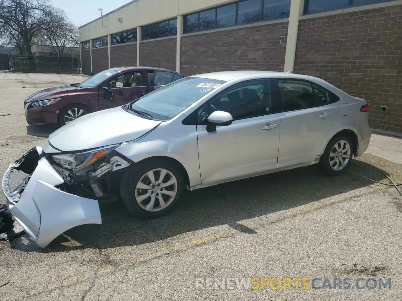 1 Photograph of a damaged car 5YFB4MDE6SP261393 TOYOTA COROLLA 2025
