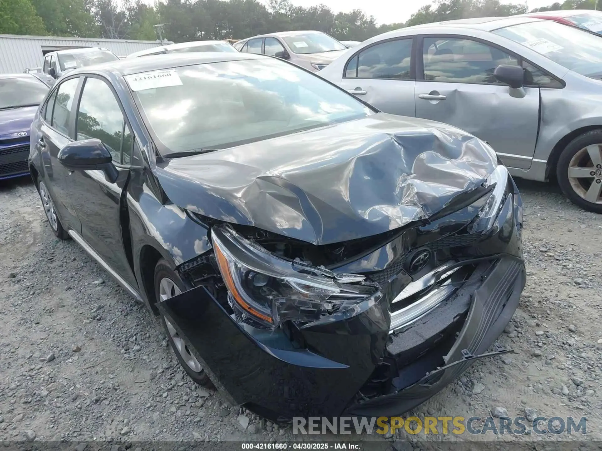 1 Photograph of a damaged car 5YFB4MDE7SP230251 TOYOTA COROLLA 2025