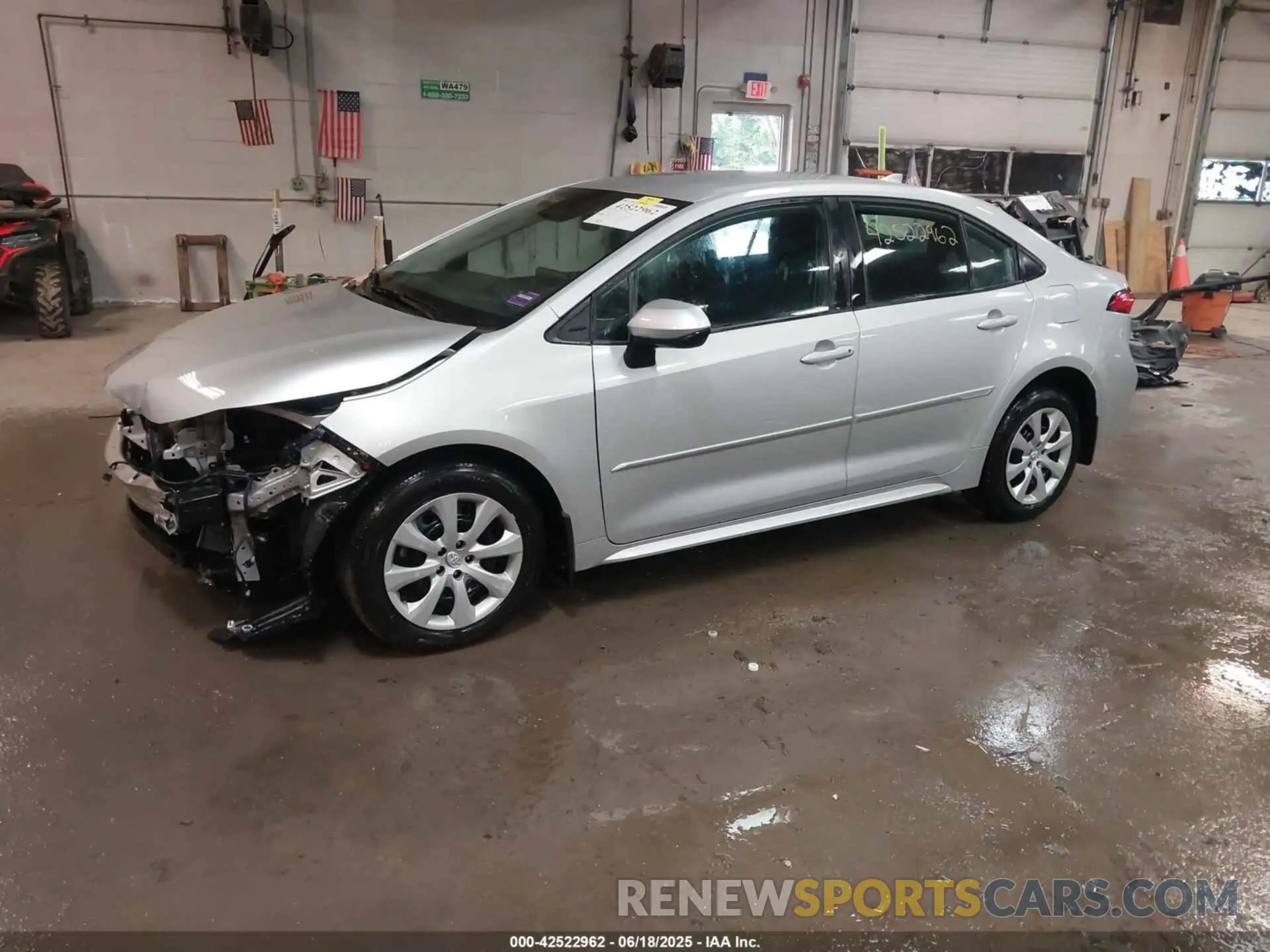 2 Photograph of a damaged car 5YFB4MDE7SP233196 TOYOTA COROLLA 2025