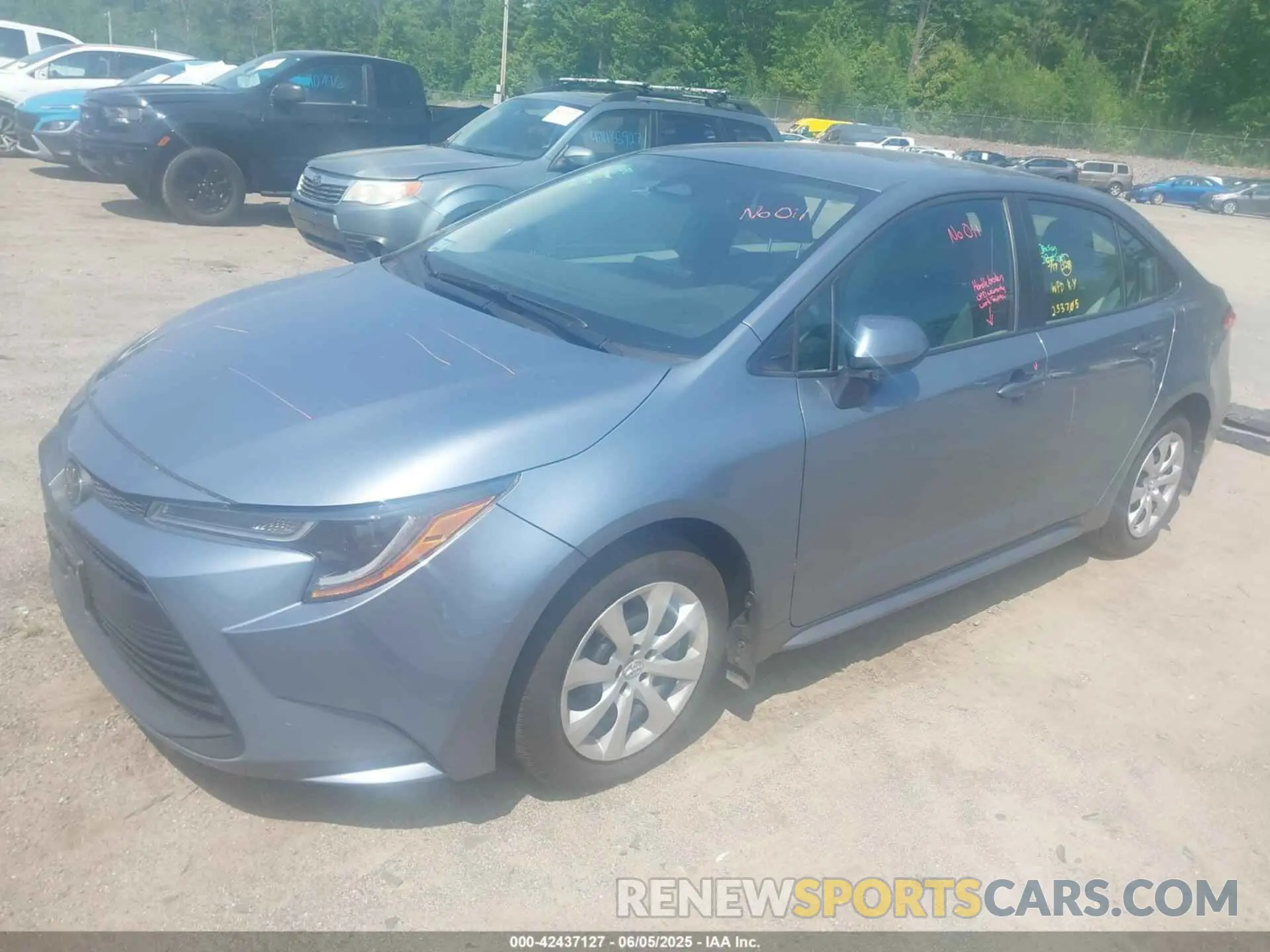 2 Photograph of a damaged car 5YFB4MDE7SP239970 TOYOTA COROLLA 2025