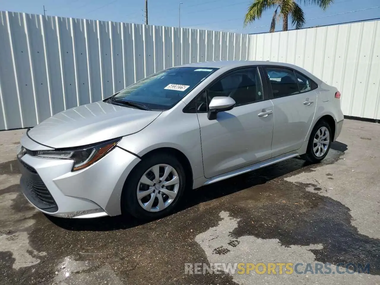1 Photograph of a damaged car 5YFB4MDE7SP242335 TOYOTA COROLLA 2025