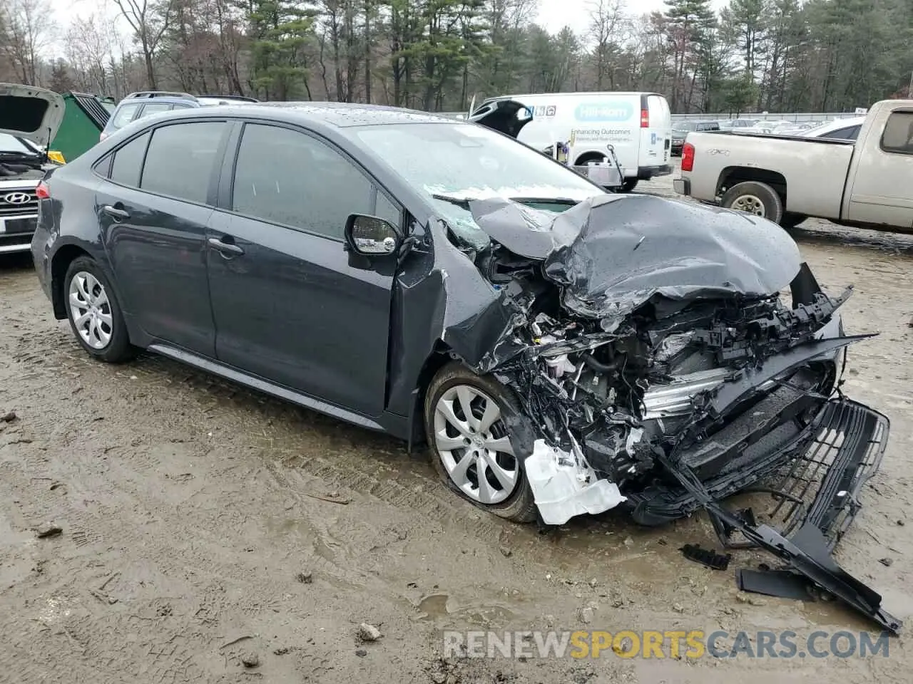 4 Photograph of a damaged car 5YFB4MDE7SP255540 TOYOTA COROLLA 2025