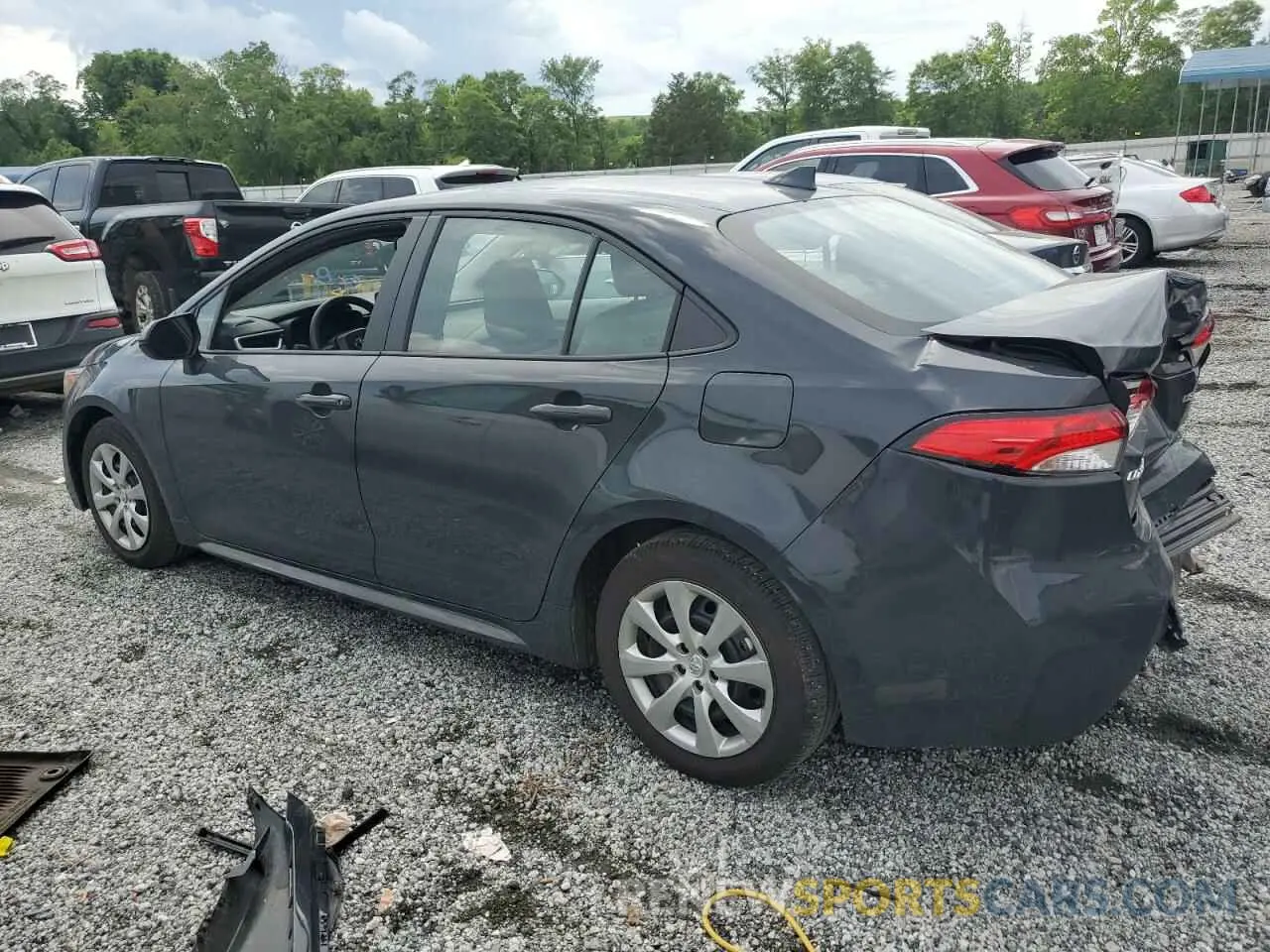 2 Photograph of a damaged car 5YFB4MDE7SP264125 TOYOTA COROLLA 2025