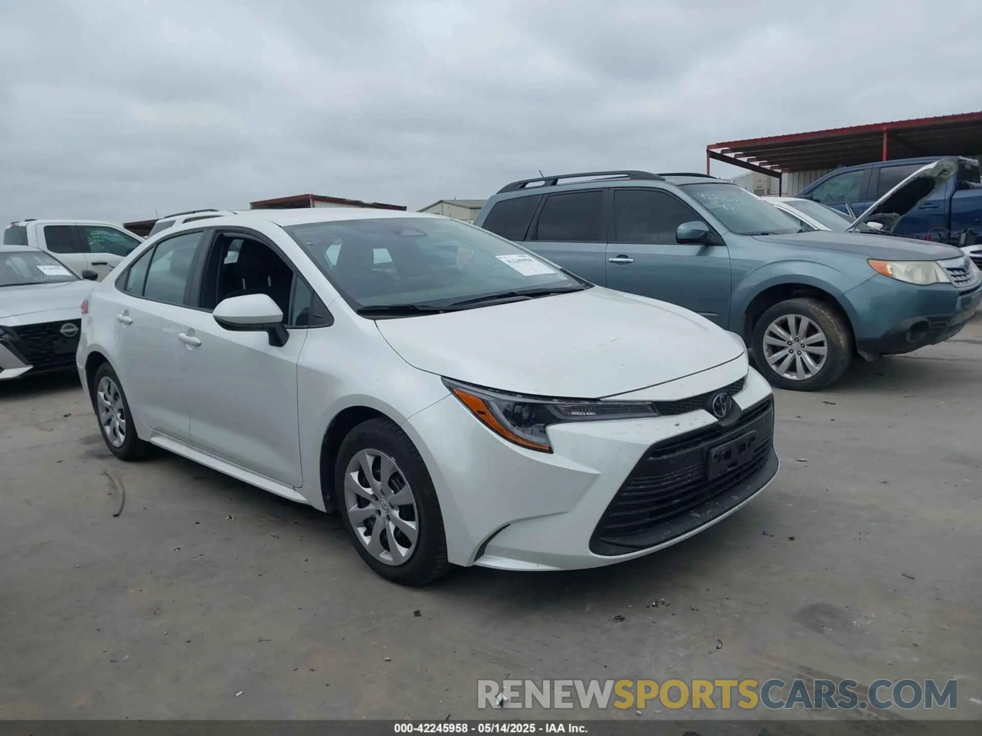 1 Photograph of a damaged car 5YFB4MDE7SP271155 TOYOTA COROLLA 2025