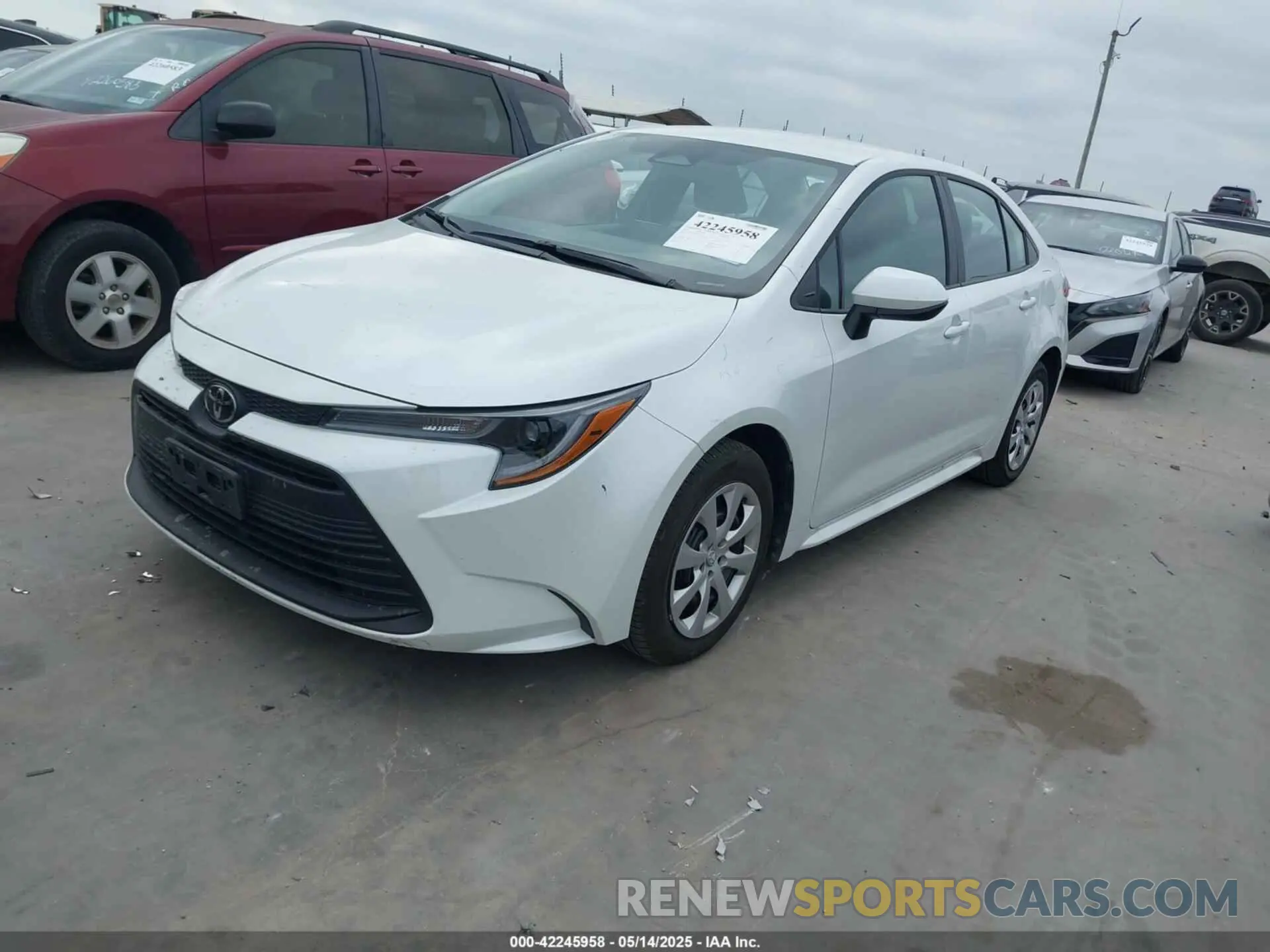 2 Photograph of a damaged car 5YFB4MDE7SP271155 TOYOTA COROLLA 2025