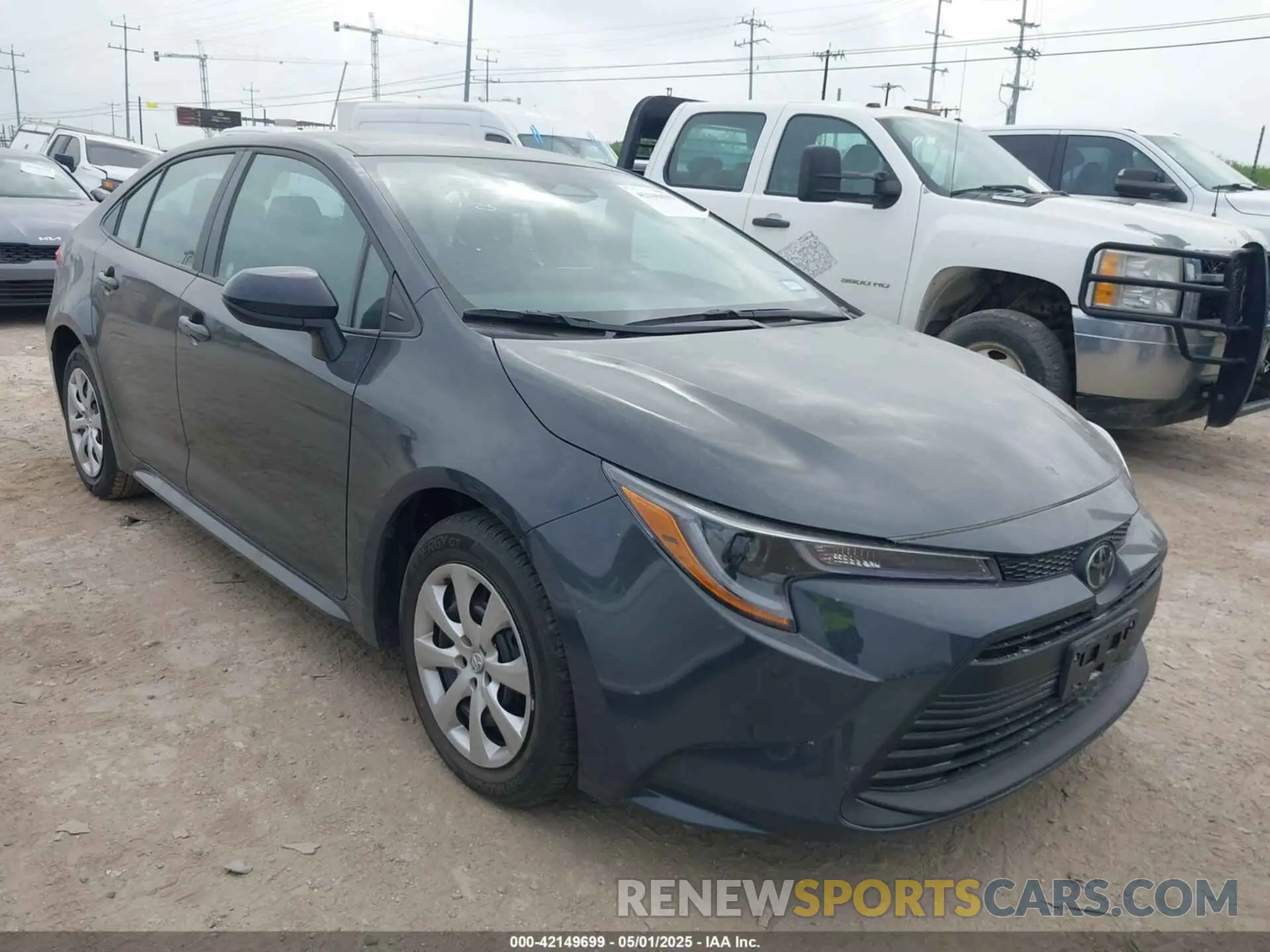 1 Photograph of a damaged car 5YFB4MDE7SP277876 TOYOTA COROLLA 2025