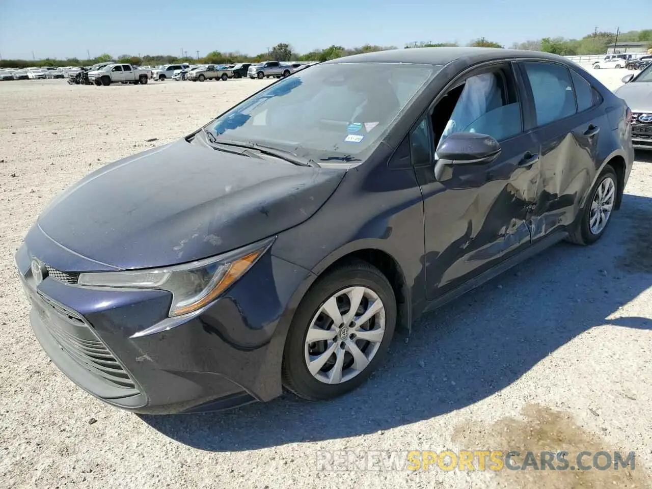 1 Photograph of a damaged car 5YFB4MDE8SP240125 TOYOTA COROLLA 2025