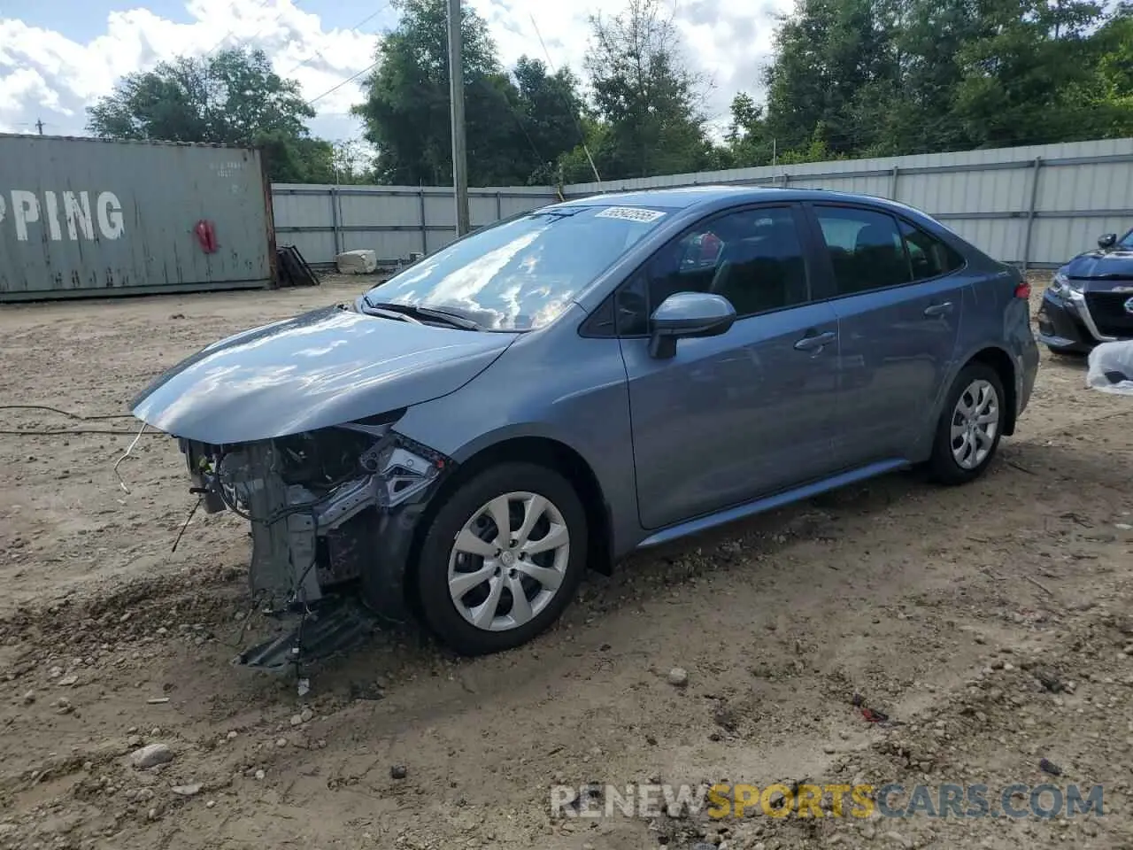 1 Photograph of a damaged car 5YFB4MDE8SP242084 TOYOTA COROLLA 2025