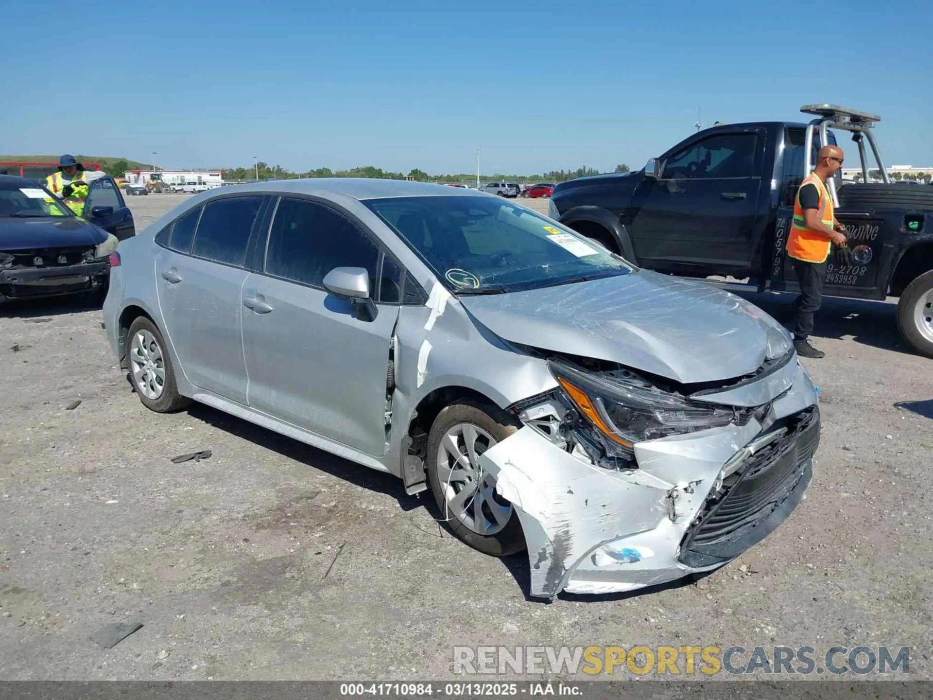 1 Photograph of a damaged car 5YFB4MDE8SP244854 TOYOTA COROLLA 2025