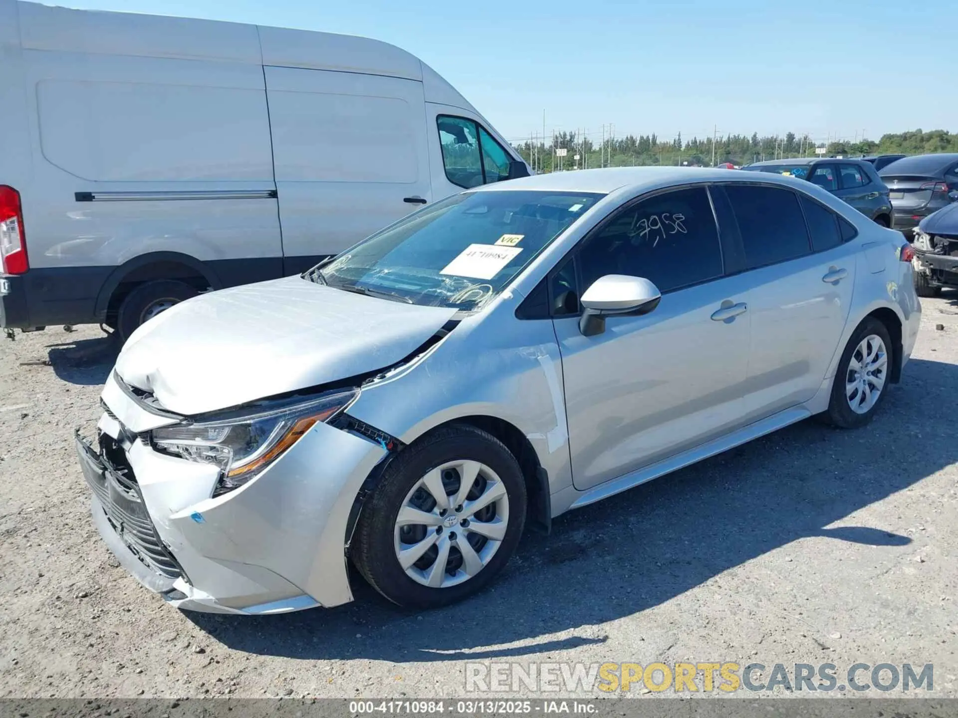 2 Photograph of a damaged car 5YFB4MDE8SP244854 TOYOTA COROLLA 2025