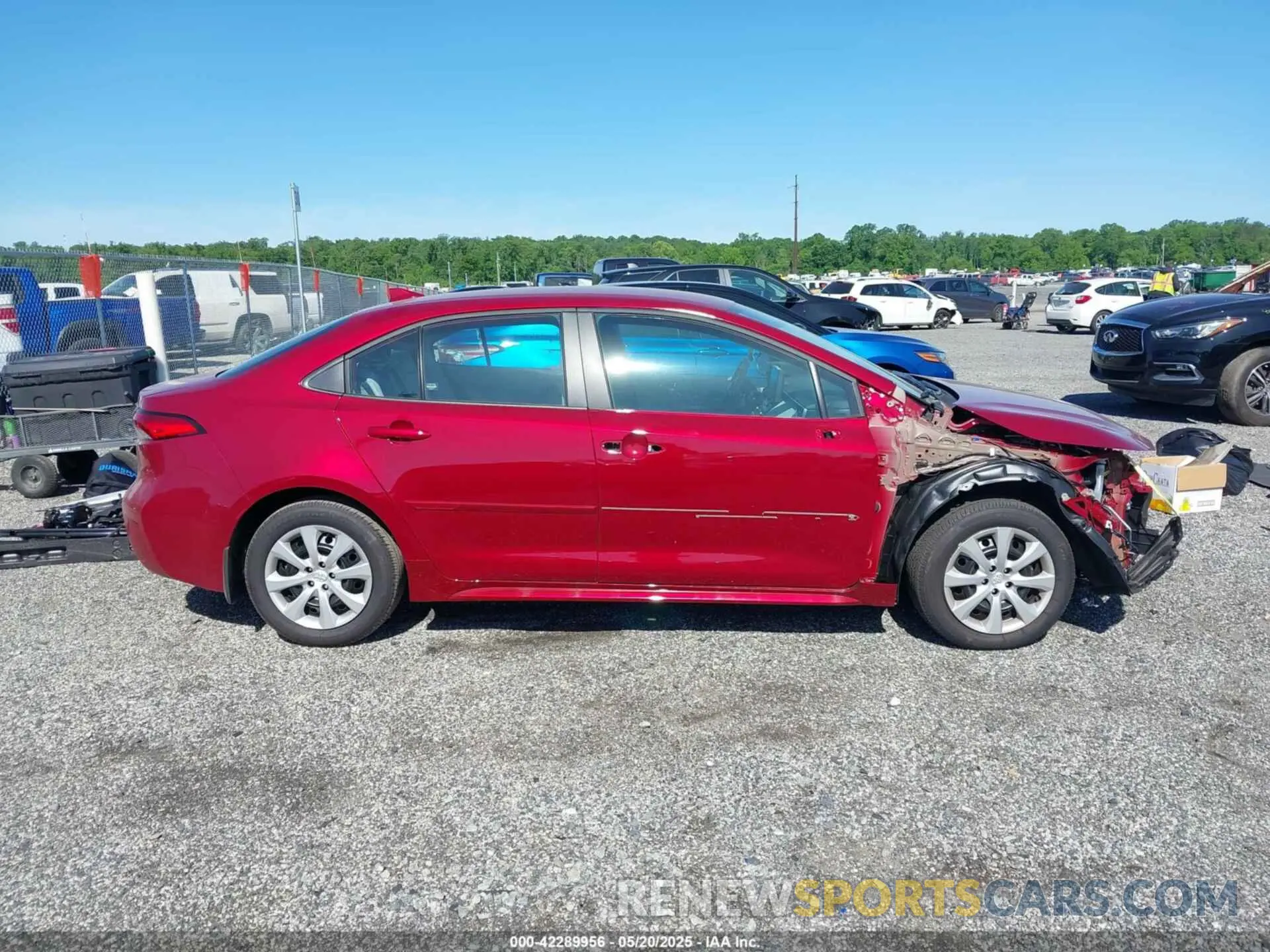 14 Photograph of a damaged car 5YFB4MDE8SP247494 TOYOTA COROLLA 2025