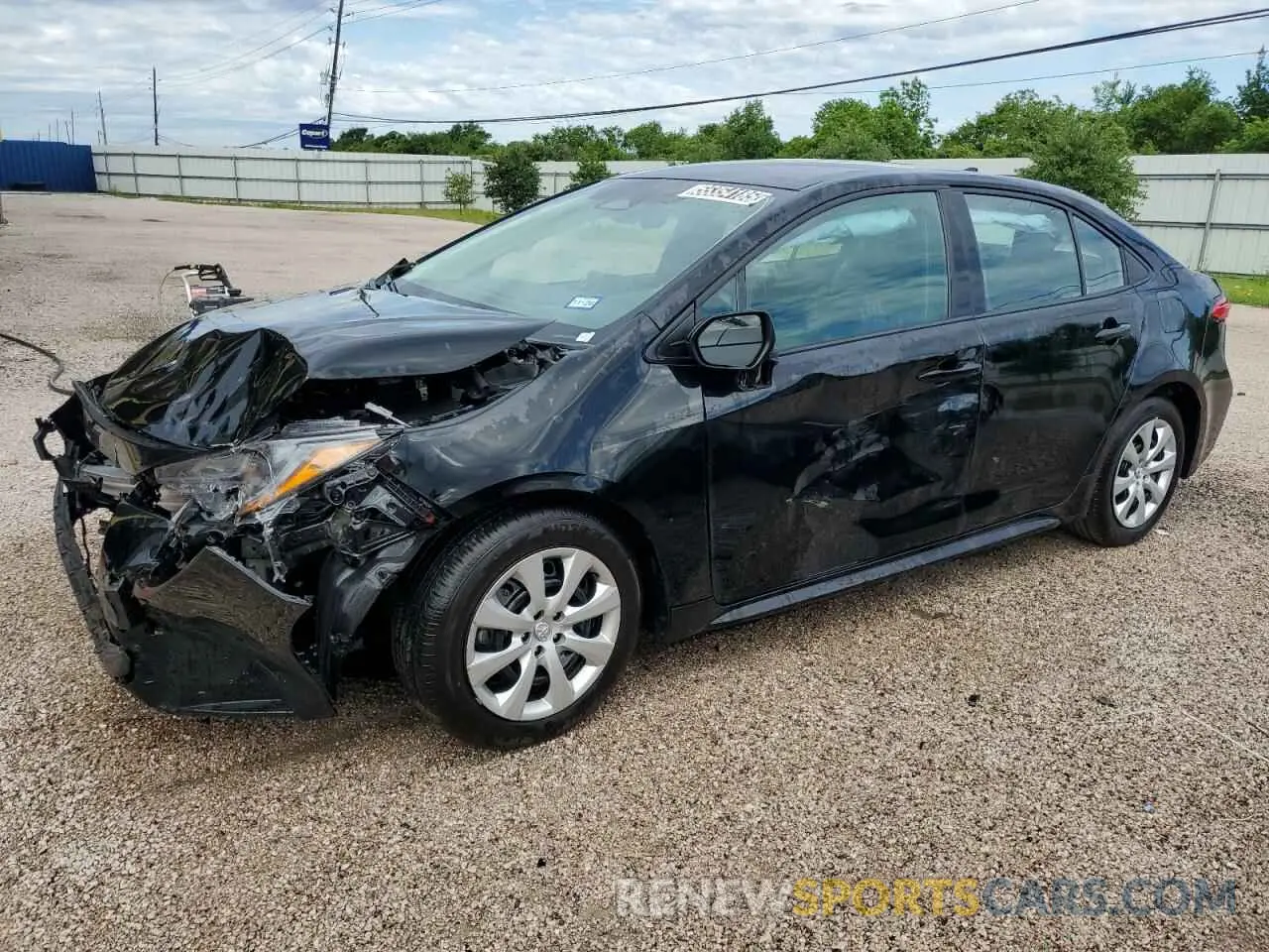 1 Photograph of a damaged car 5YFB4MDE8SP247995 TOYOTA COROLLA 2025