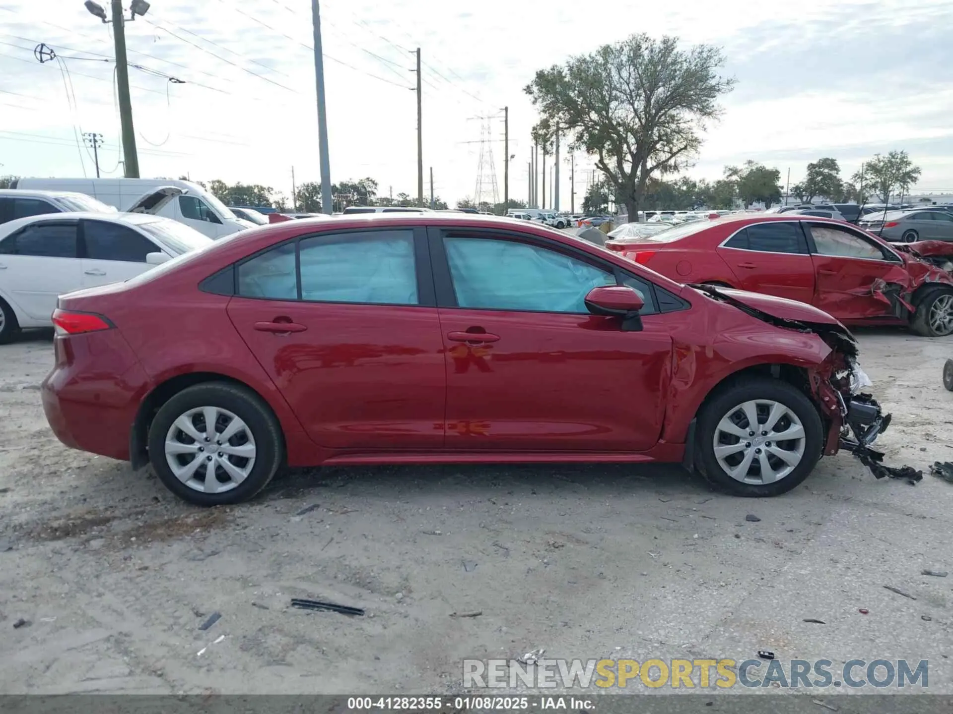 13 Photograph of a damaged car 5YFB4MDE8SP250072 TOYOTA COROLLA 2025