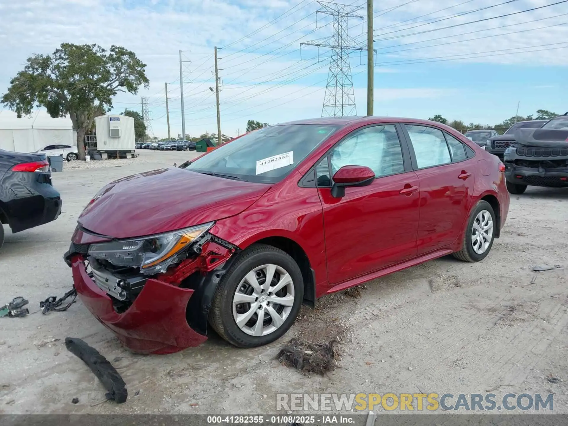 2 Photograph of a damaged car 5YFB4MDE8SP250072 TOYOTA COROLLA 2025