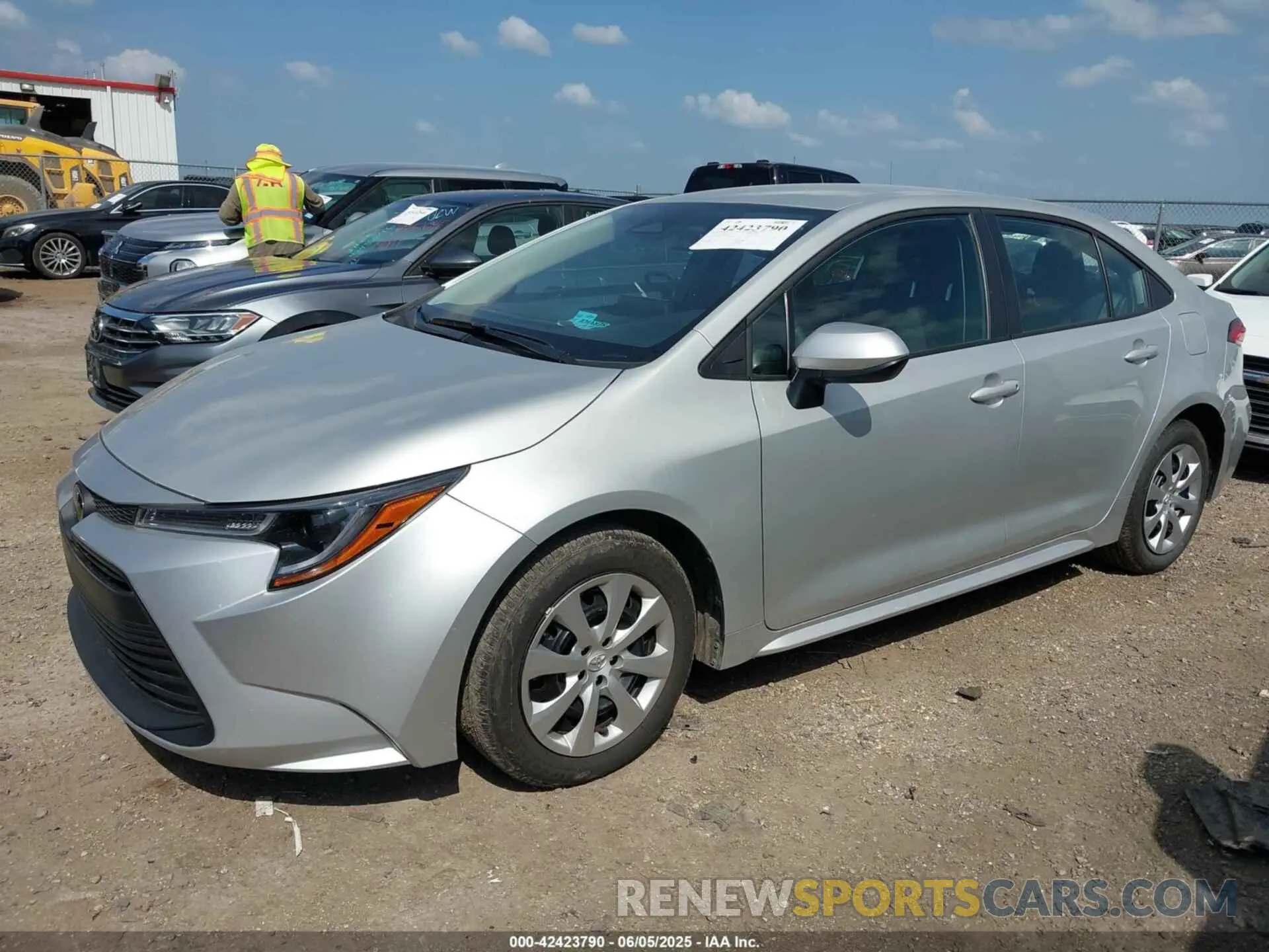 2 Photograph of a damaged car 5YFB4MDE8SP250461 TOYOTA COROLLA 2025