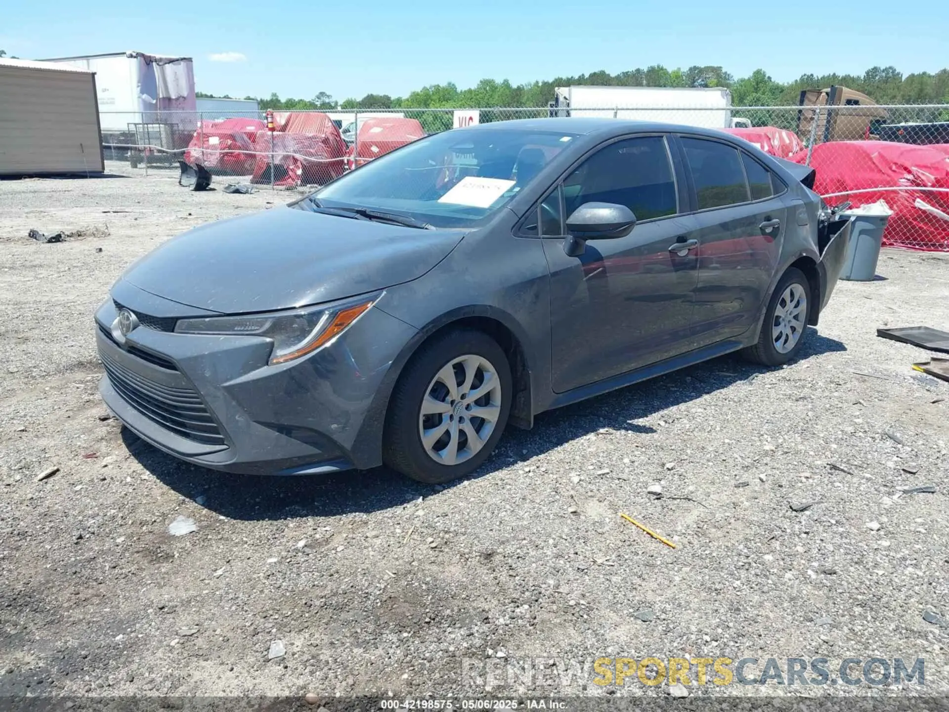 2 Photograph of a damaged car 5YFB4MDE8SP272976 TOYOTA COROLLA 2025