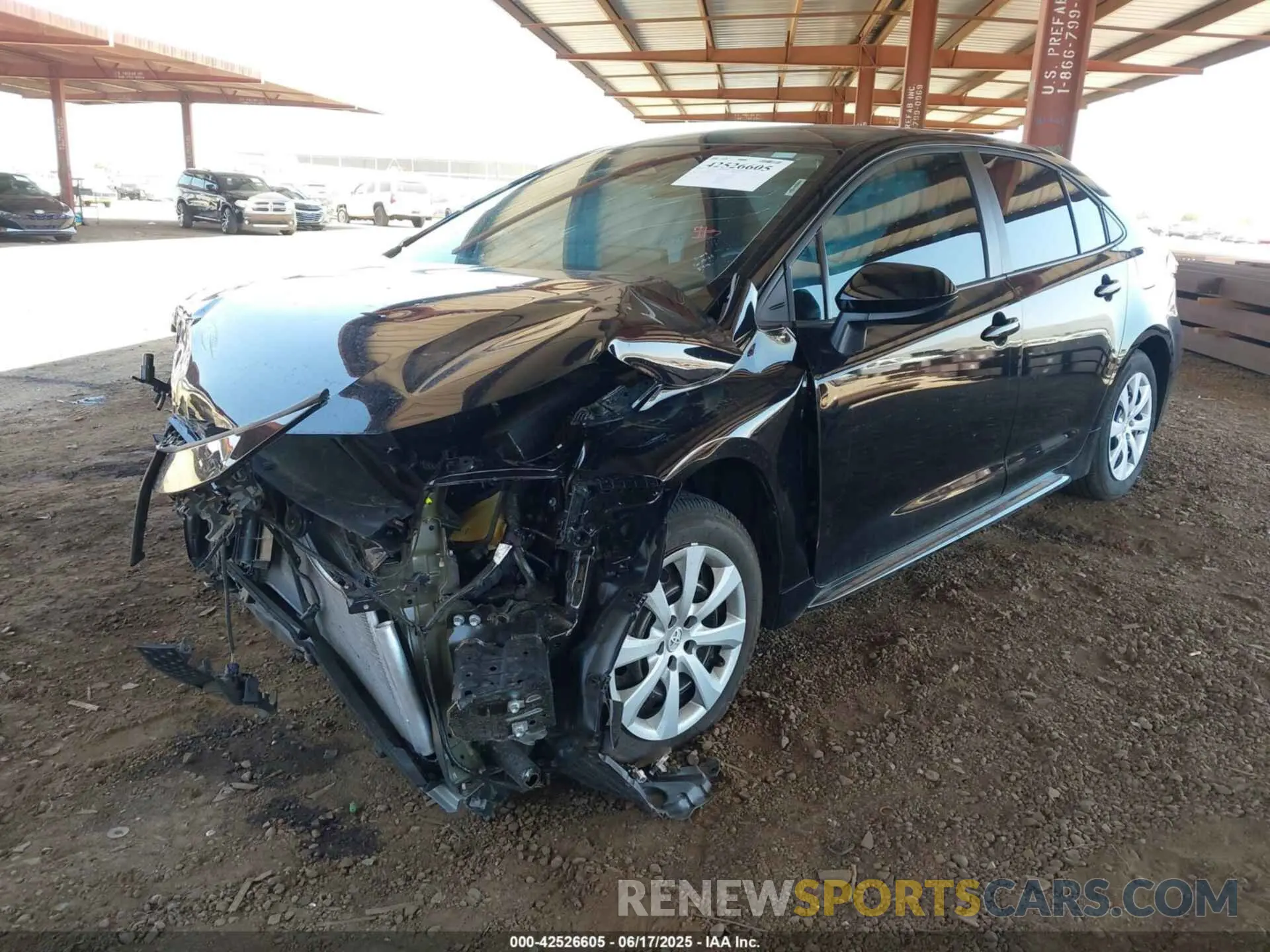 2 Photograph of a damaged car 5YFB4MDE8SP275814 TOYOTA COROLLA 2025
