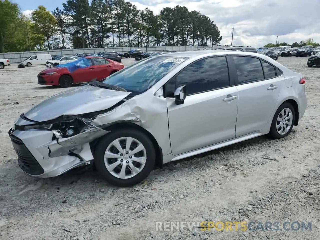 1 Photograph of a damaged car 5YFB4MDE8SP275876 TOYOTA COROLLA 2025
