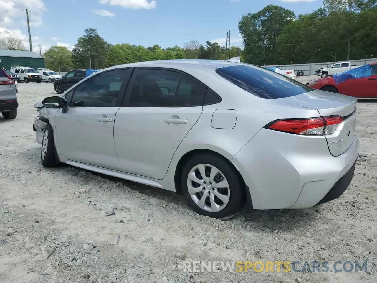 2 Photograph of a damaged car 5YFB4MDE8SP275876 TOYOTA COROLLA 2025