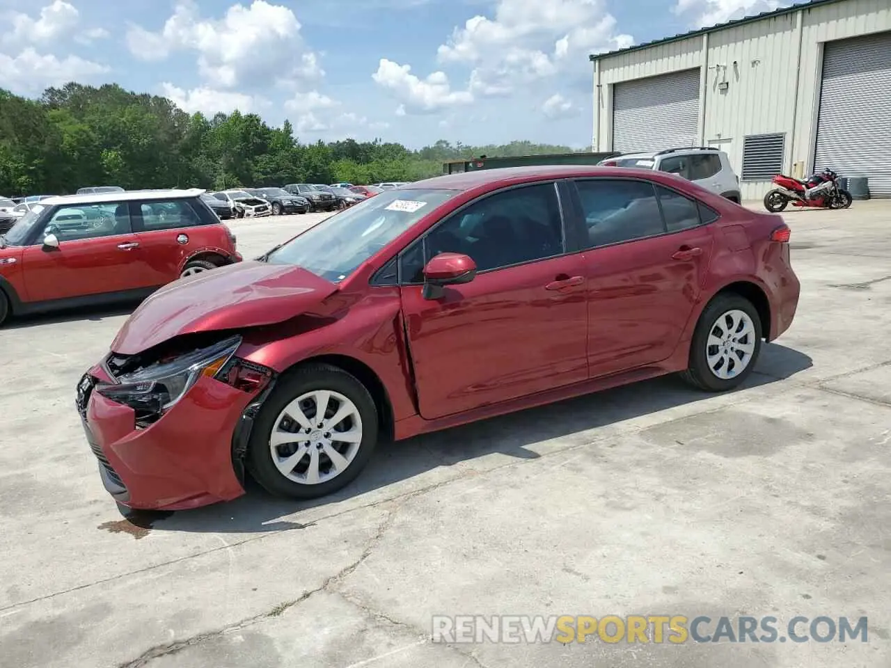1 Photograph of a damaged car 5YFB4MDE8SP289860 TOYOTA COROLLA 2025