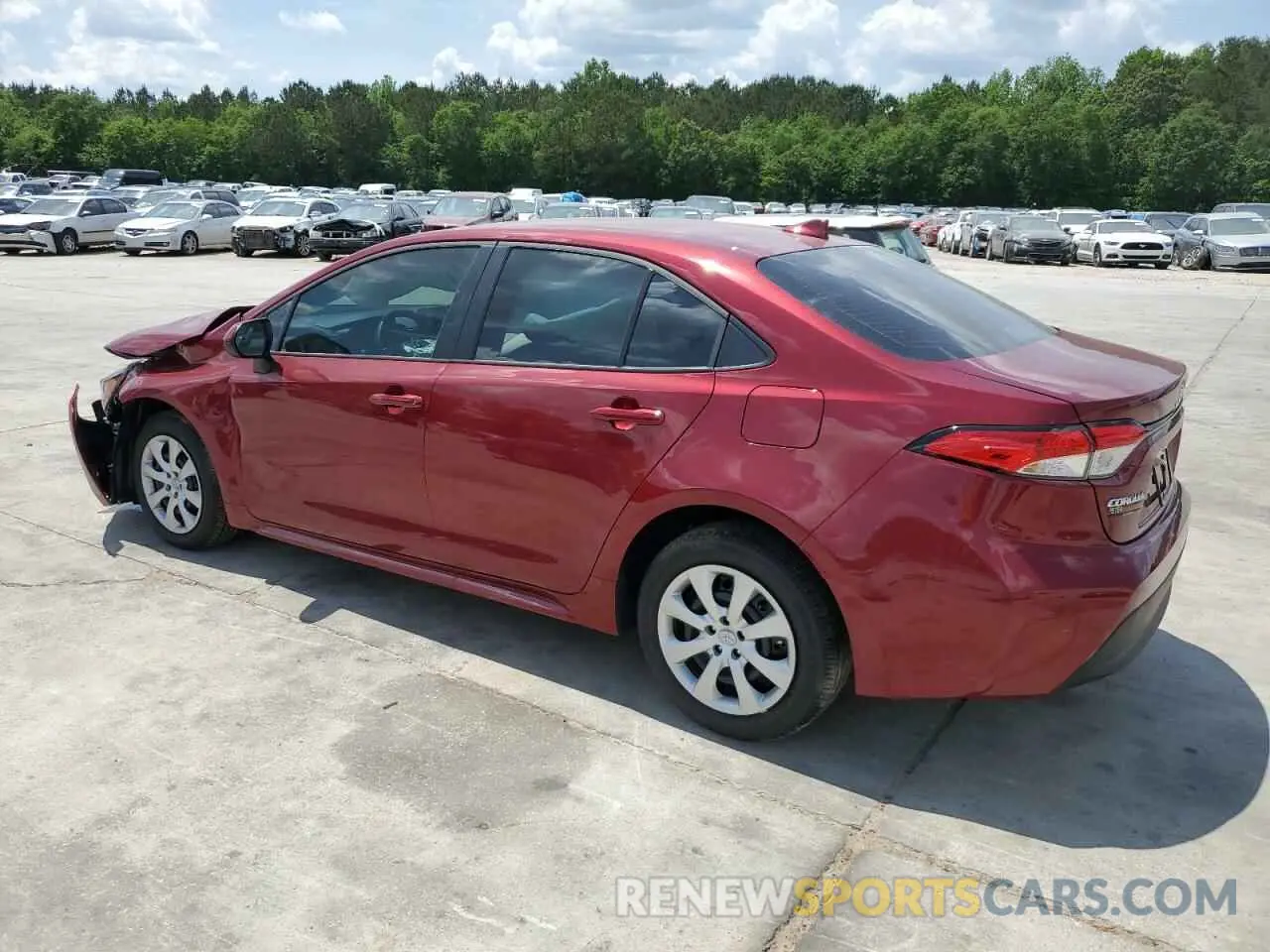 2 Photograph of a damaged car 5YFB4MDE8SP289860 TOYOTA COROLLA 2025