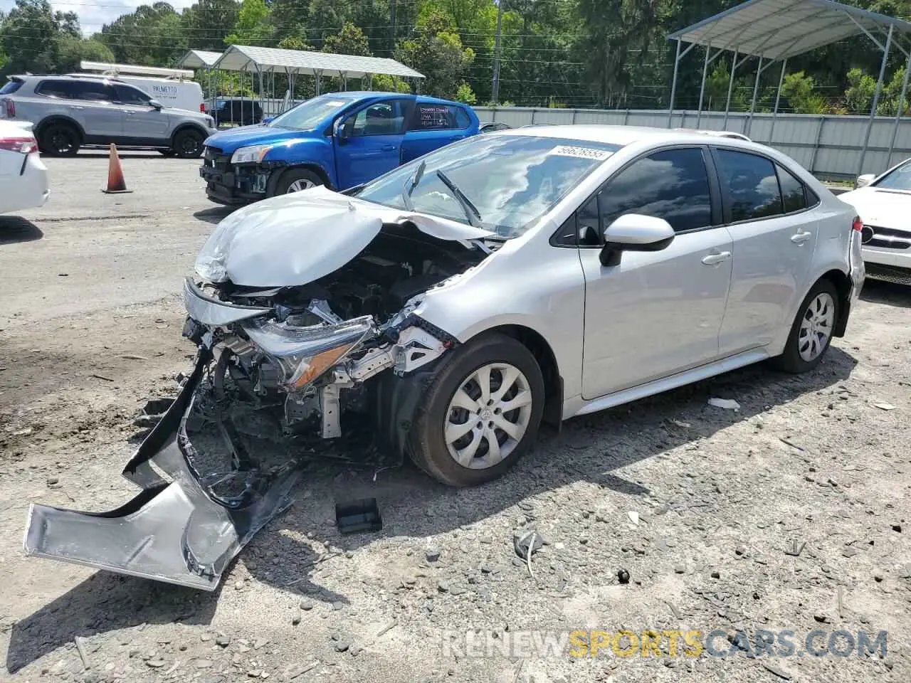 1 Photograph of a damaged car 5YFB4MDE8SP301666 TOYOTA COROLLA 2025
