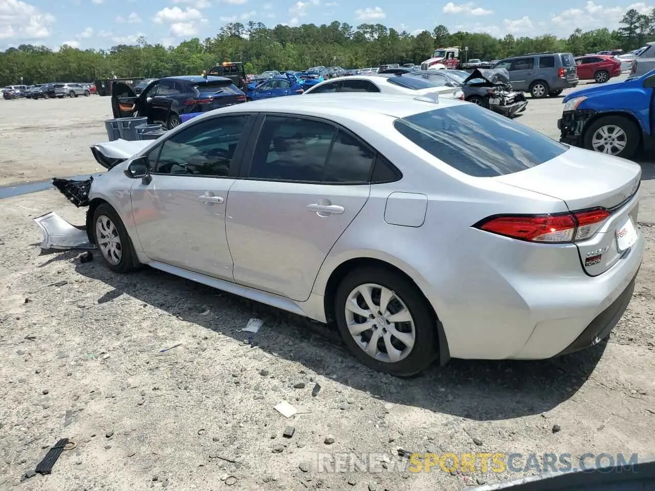 2 Photograph of a damaged car 5YFB4MDE8SP301666 TOYOTA COROLLA 2025