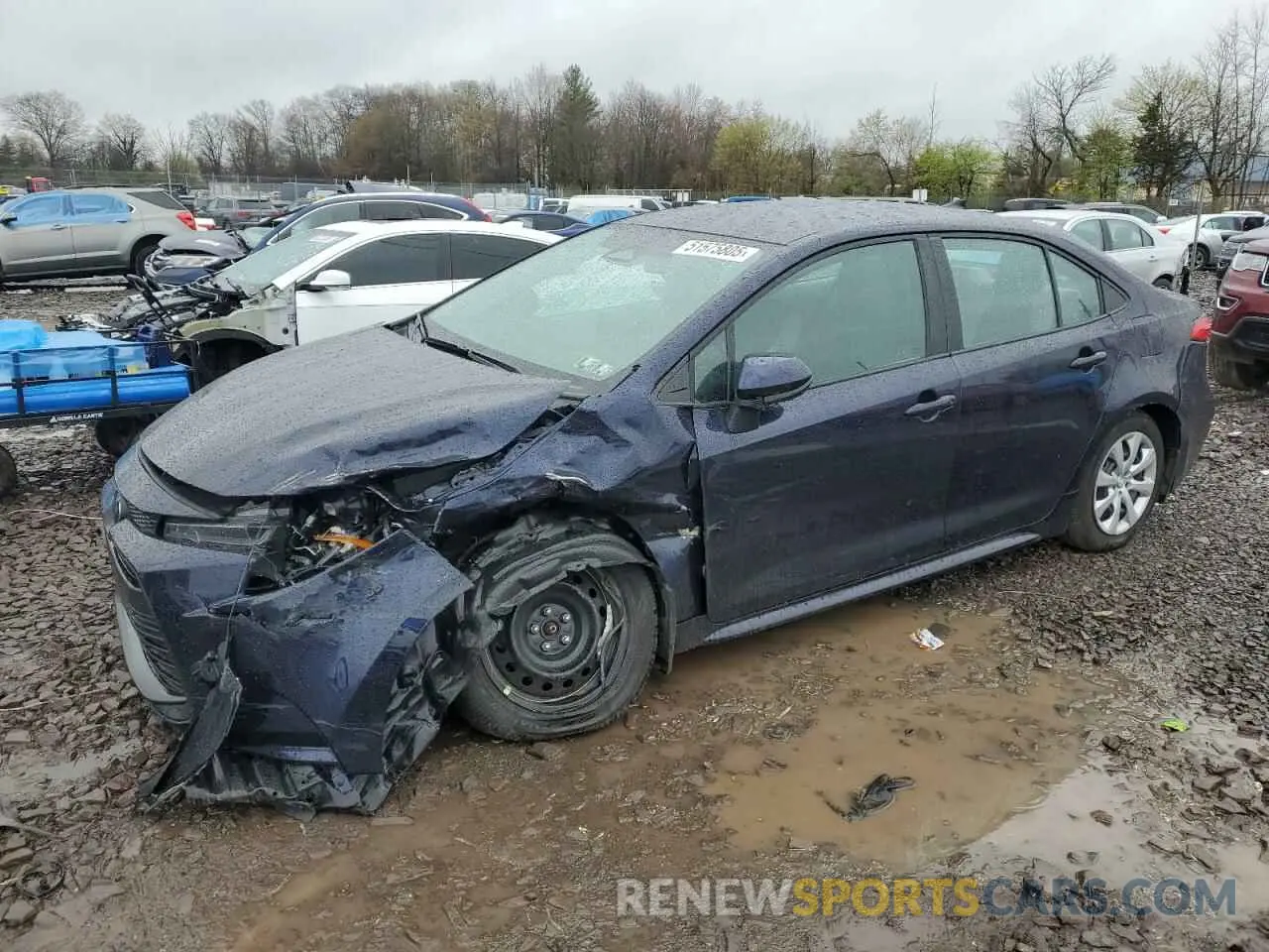 1 Photograph of a damaged car 5YFB4MDE9SP236360 TOYOTA COROLLA 2025