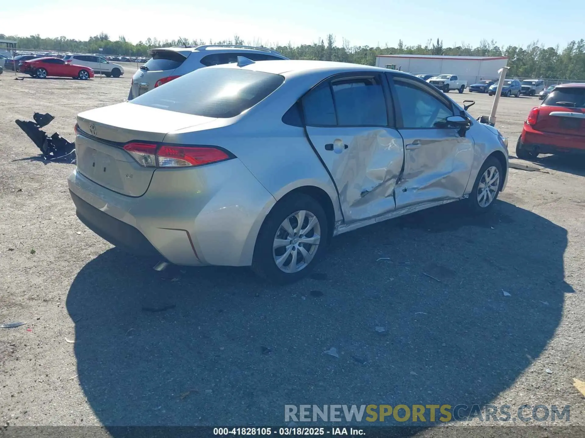 4 Photograph of a damaged car 5YFB4MDE9SP240814 TOYOTA COROLLA 2025