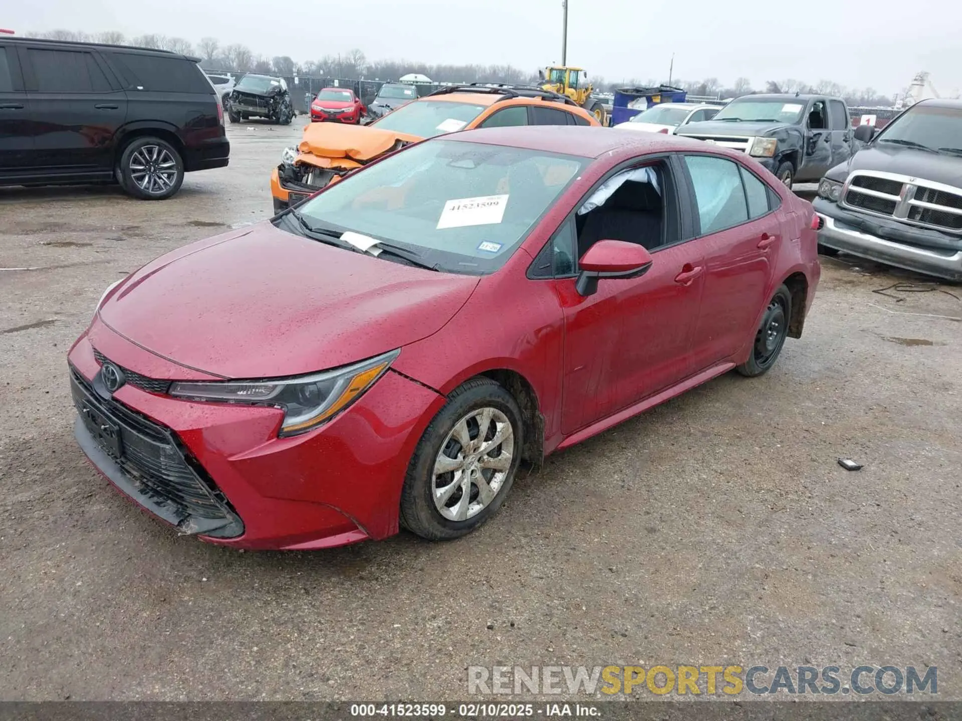 2 Photograph of a damaged car 5YFB4MDE9SP246466 TOYOTA COROLLA 2025