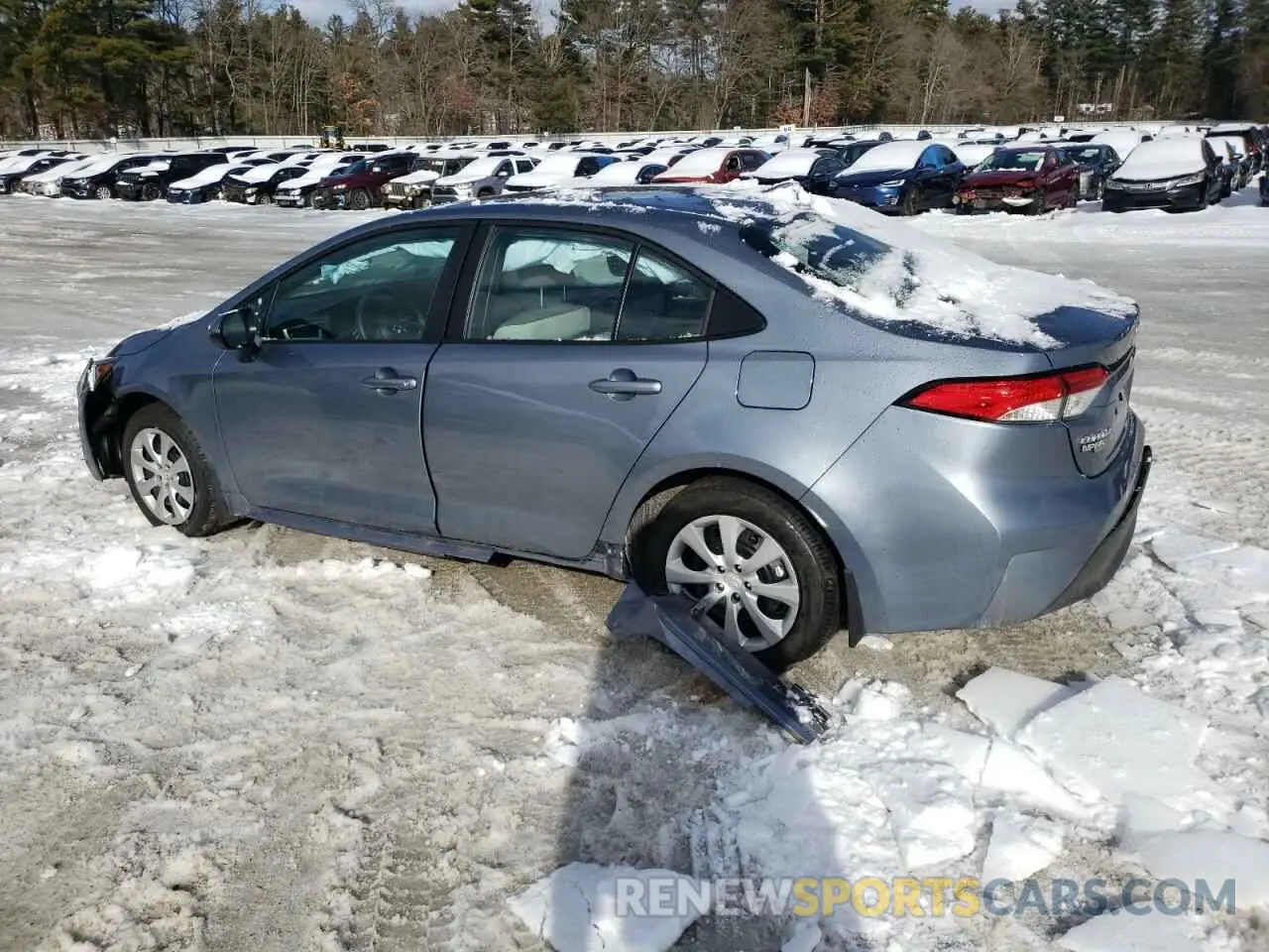 2 Photograph of a damaged car 5YFB4MDE9SP257967 TOYOTA COROLLA 2025