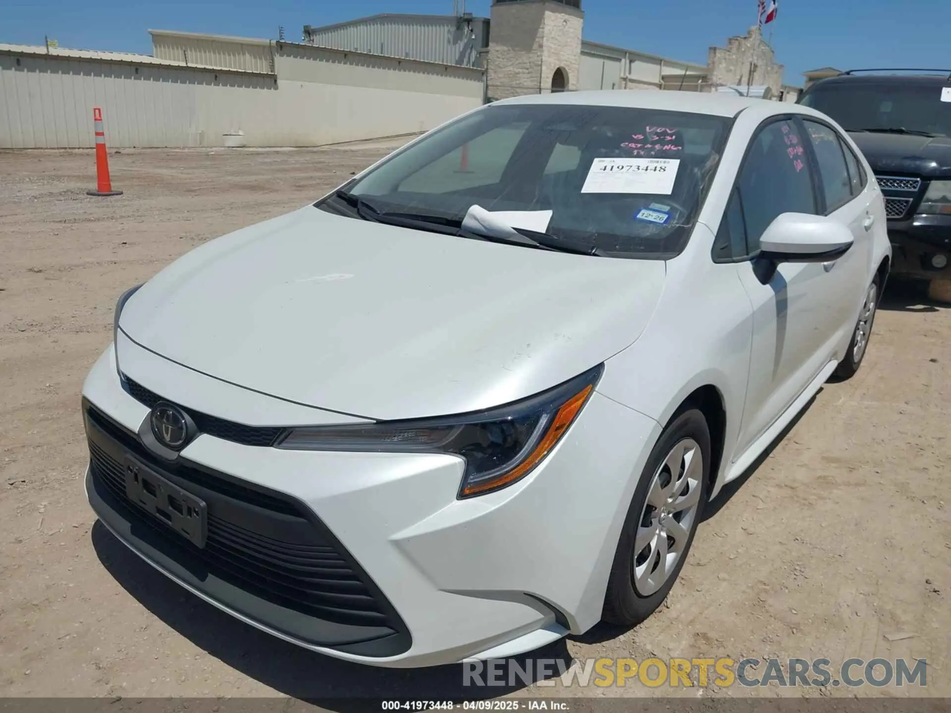 2 Photograph of a damaged car 5YFB4MDE9SP258486 TOYOTA COROLLA 2025
